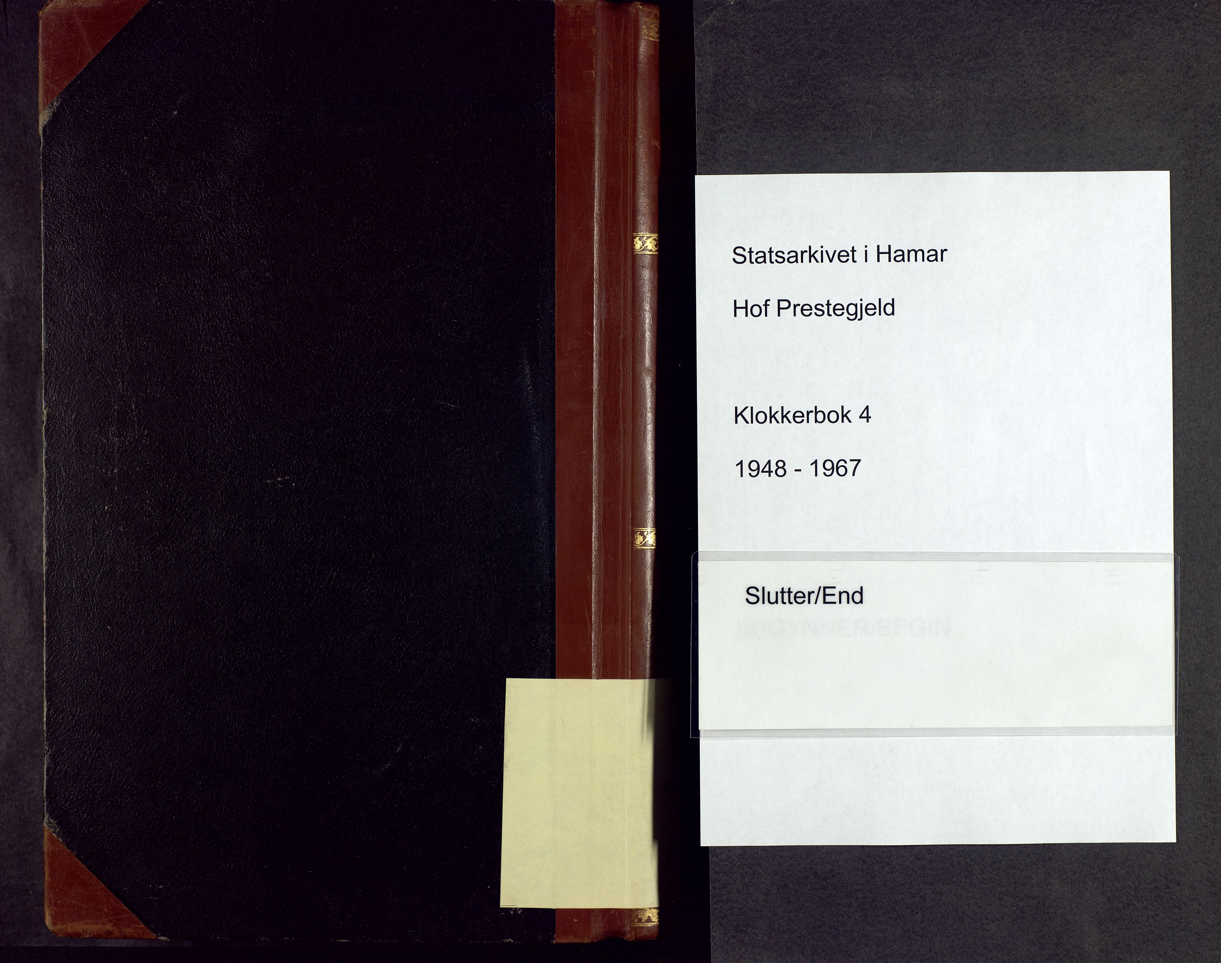 Hof prestekontor, AV/SAH-PREST-038/H/Ha/Hab/L0004: Parish register (copy) no. 4, 1948-1967