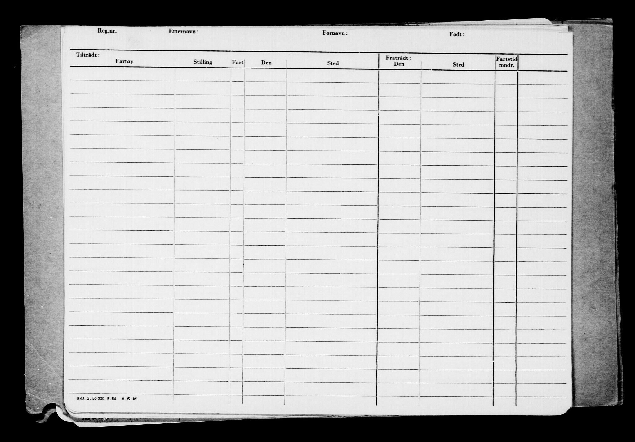 Direktoratet for sjømenn, AV/RA-S-3545/G/Gb/L0070: Hovedkort, 1907, p. 233