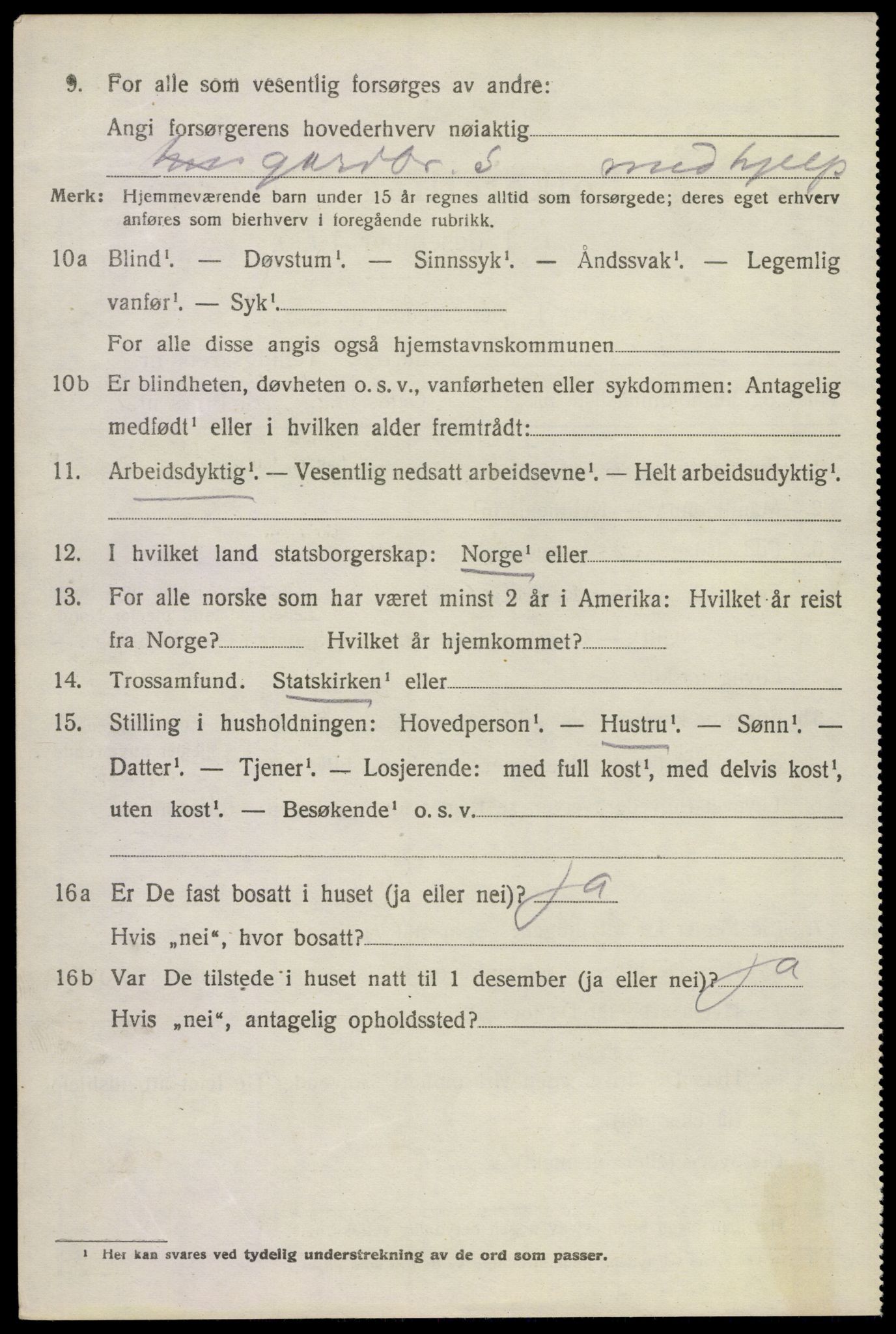 SAKO, 1920 census for Sem, 1920, p. 10318