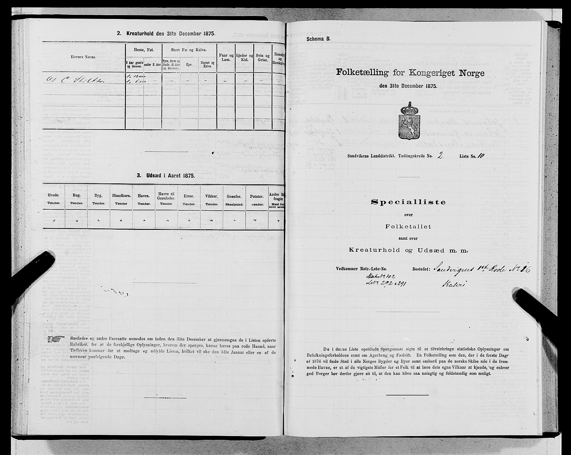 SAB, 1875 census for 1281L Bergen landdistrikt/Domkirken and Sandviken, 1875, p. 145