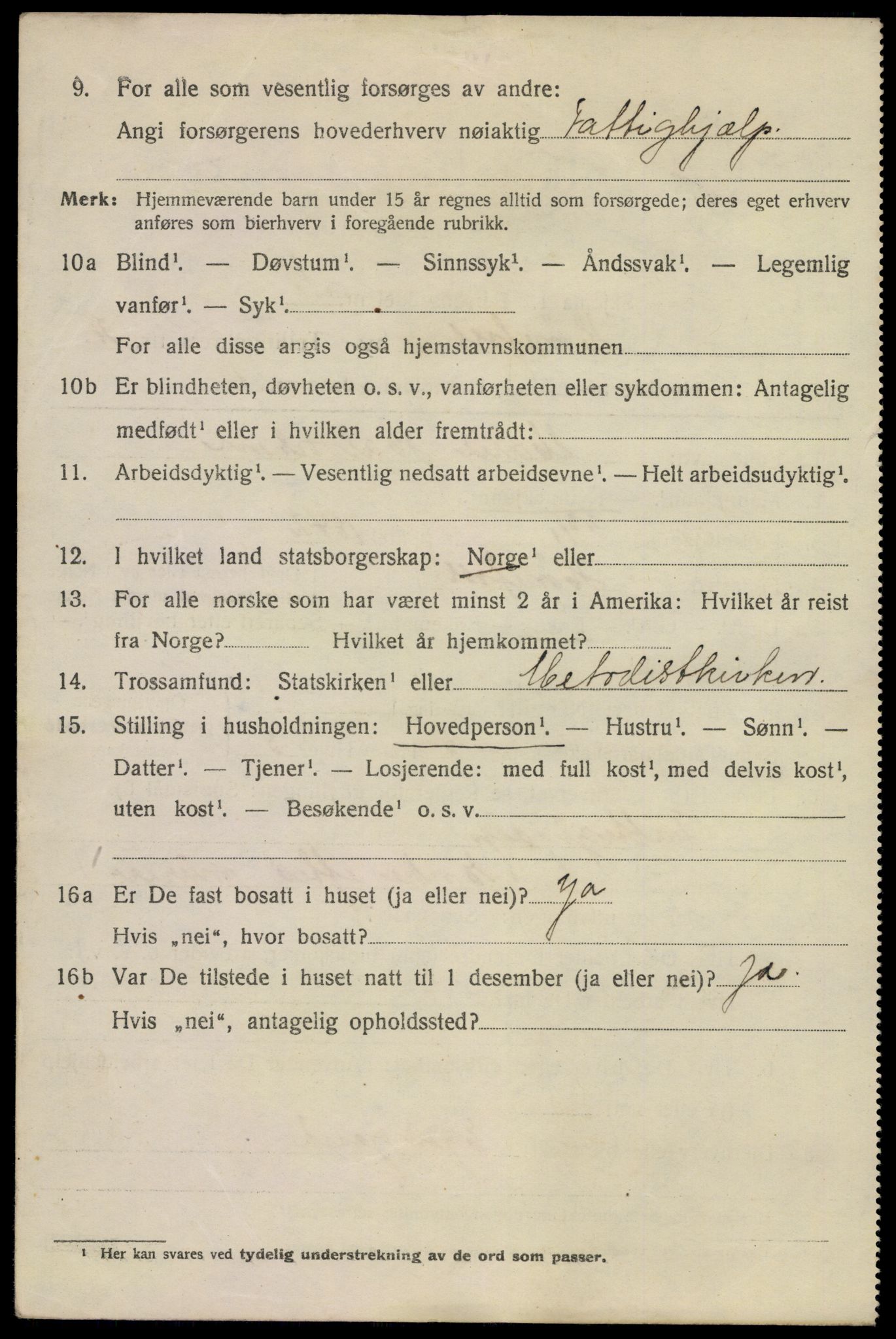 SAKO, 1920 census for Hønefoss, 1920, p. 5181