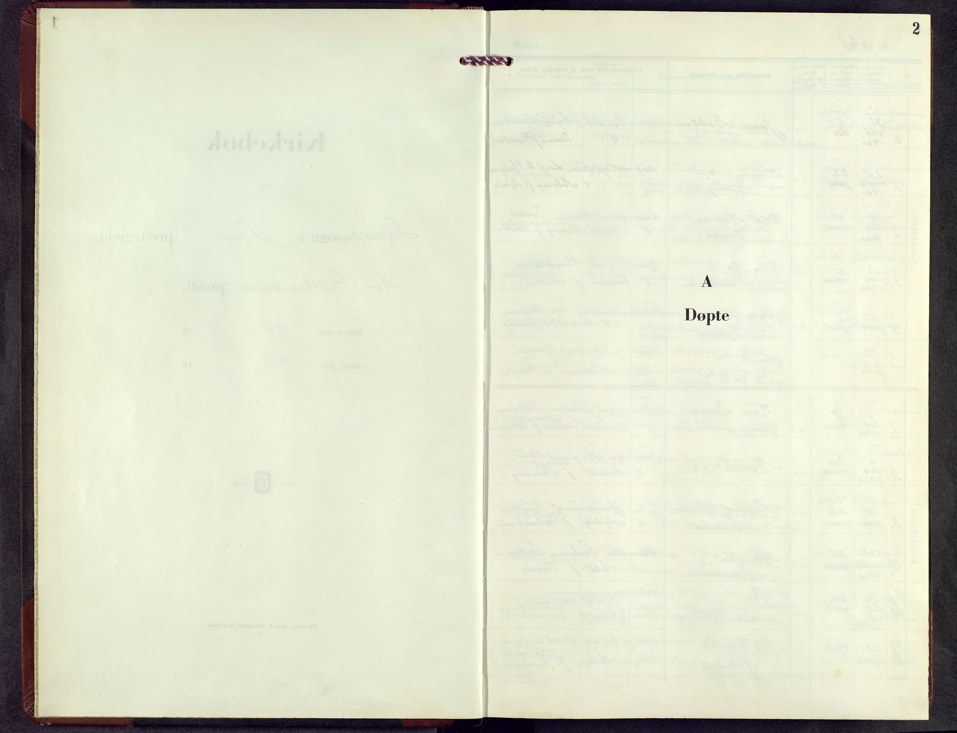 Lesja prestekontor, SAH/PREST-068/H/Ha/Hab/L0012: Parish register (copy) no. 12, 1961-1968, p. 2