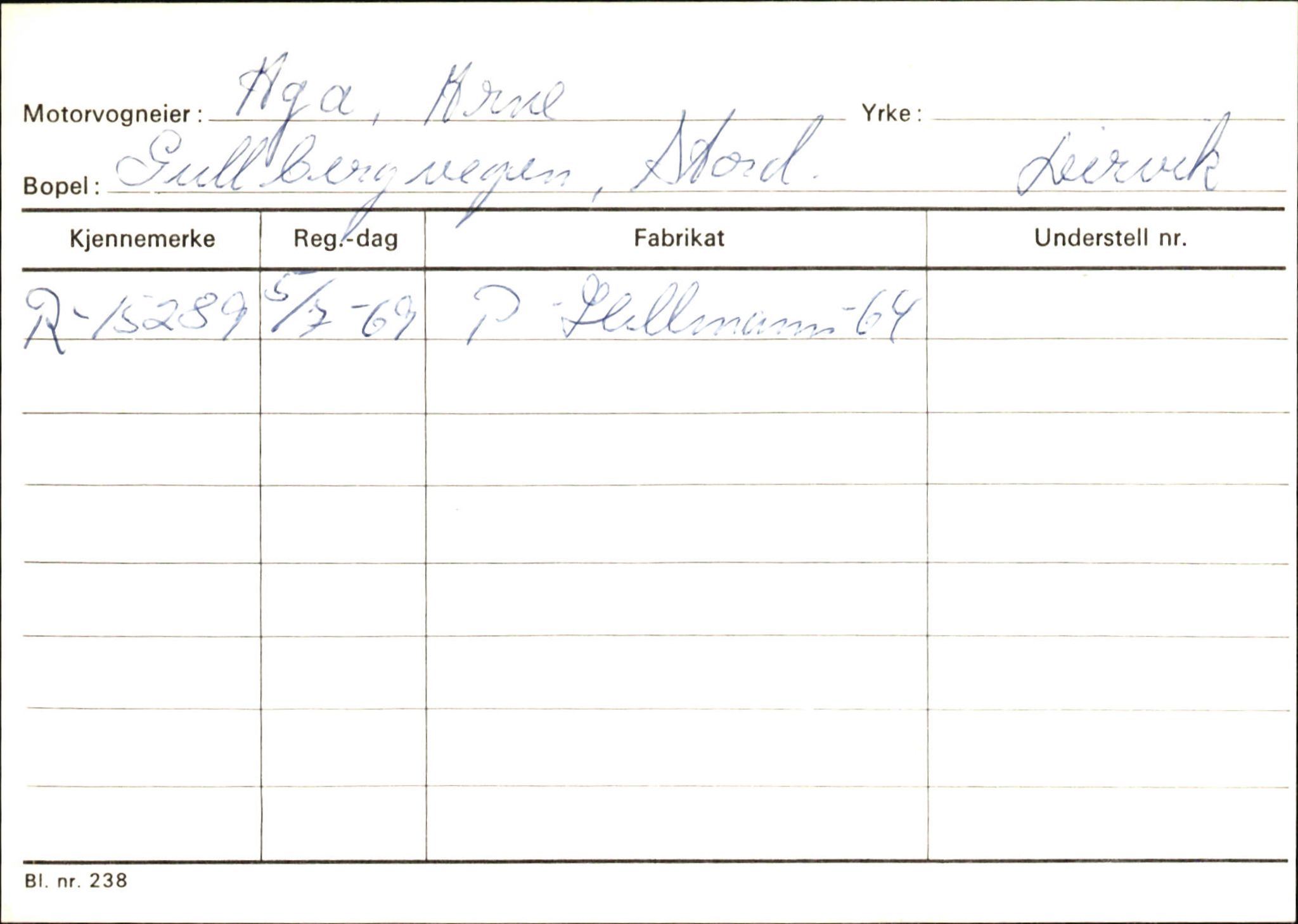 Statens vegvesen, Hordaland vegkontor, AV/SAB-A-5201/2/Ha/L0001: R-eierkort A, 1920-1971, p. 94