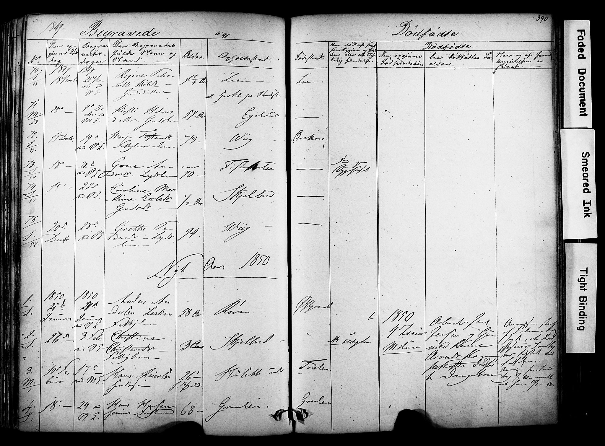 Solum kirkebøker, SAKO/A-306/F/Fa/L0006: Parish register (official) no. I 6, 1844-1855, p. 390