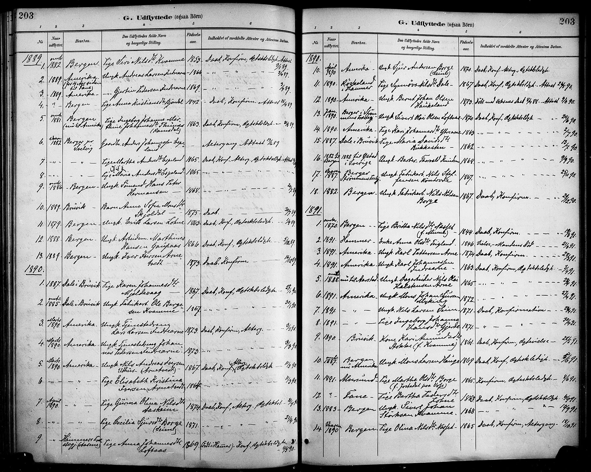 Haus sokneprestembete, SAB/A-75601/H/Haa/Haad/L0001: Parish register (official) no. D 1, 1887-1898, p. 203