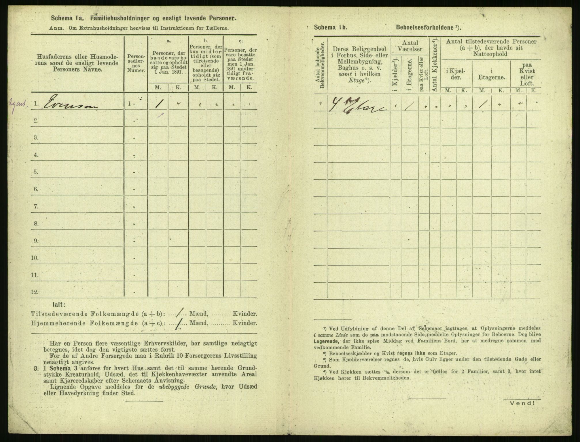 RA, 1891 census for 0301 Kristiania, 1891, p. 581