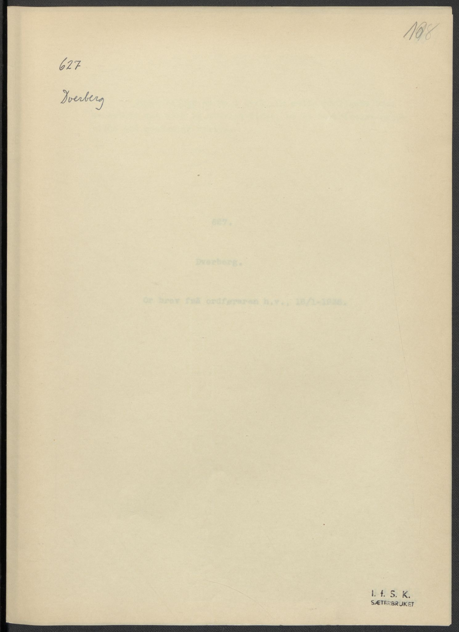 Instituttet for sammenlignende kulturforskning, AV/RA-PA-0424/F/Fc/L0016/0003: Eske B16: / Nordland (perm XLVIII), 1932-1937, p. 108