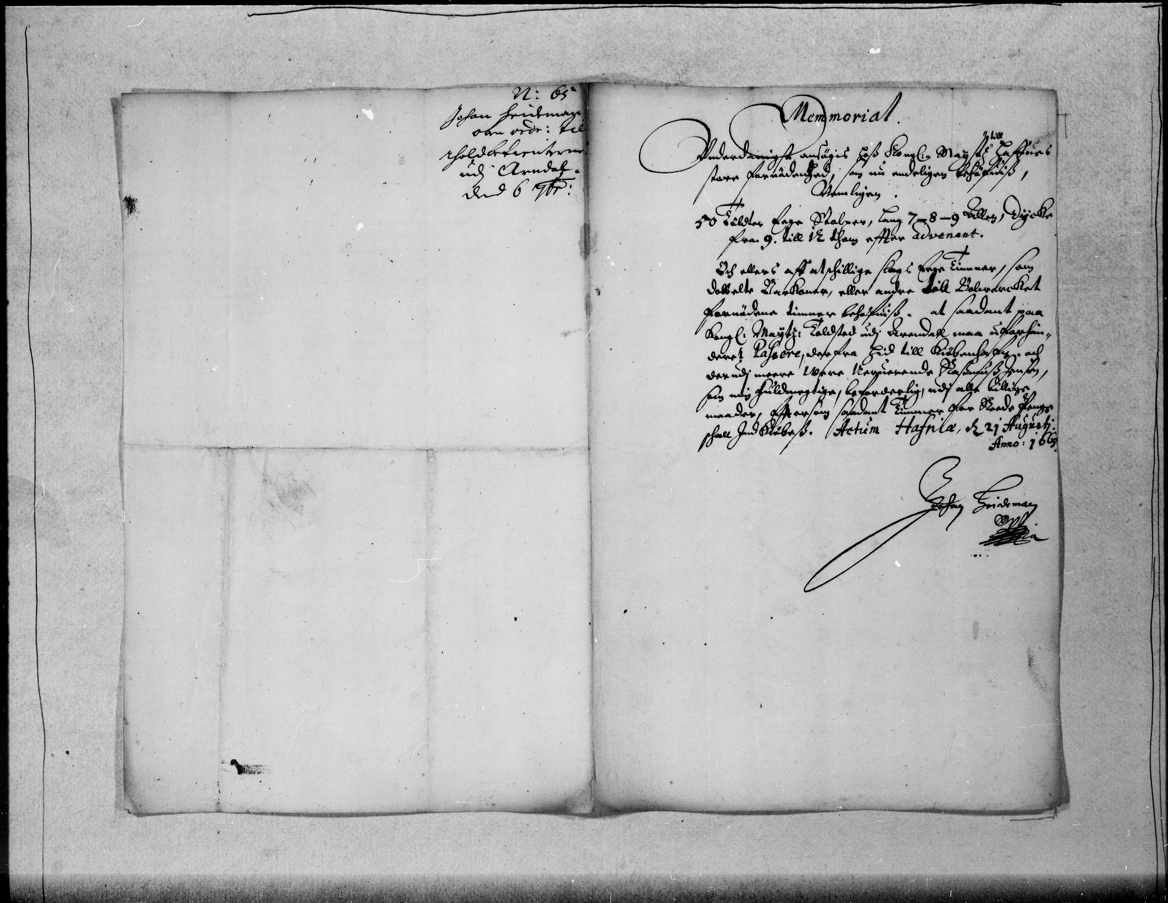 Danske Kanselli 1572-1799, RA/EA-3023/F/Fc/Fcc/Fcca/L0025: Norske innlegg 1572-1799, 1665-1666, p. 132