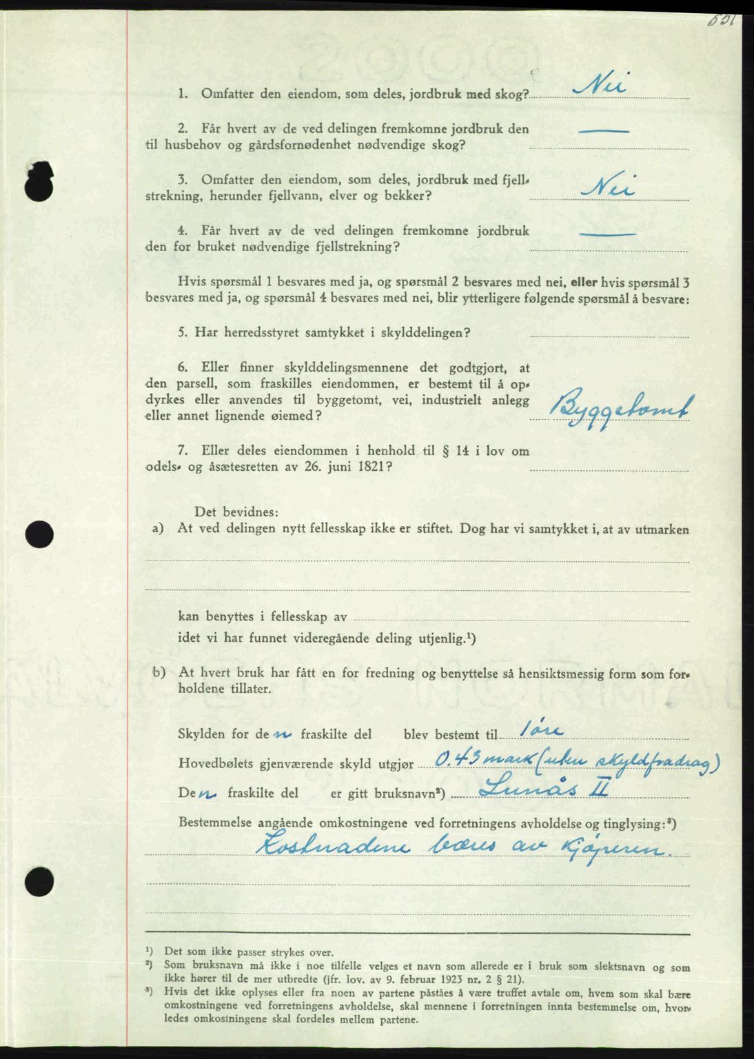 Nordmøre sorenskriveri, AV/SAT-A-4132/1/2/2Ca: Mortgage book no. A116, 1950-1950, Diary no: : 3210/1950