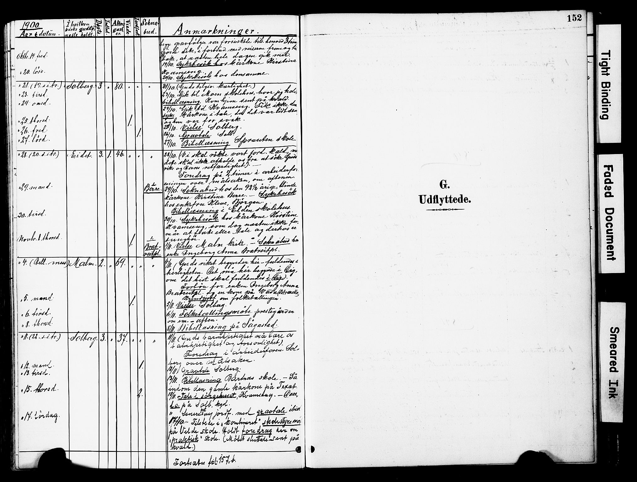 Ministerialprotokoller, klokkerbøker og fødselsregistre - Nord-Trøndelag, SAT/A-1458/741/L0396: Parish register (official) no. 741A10, 1889-1901, p. 152