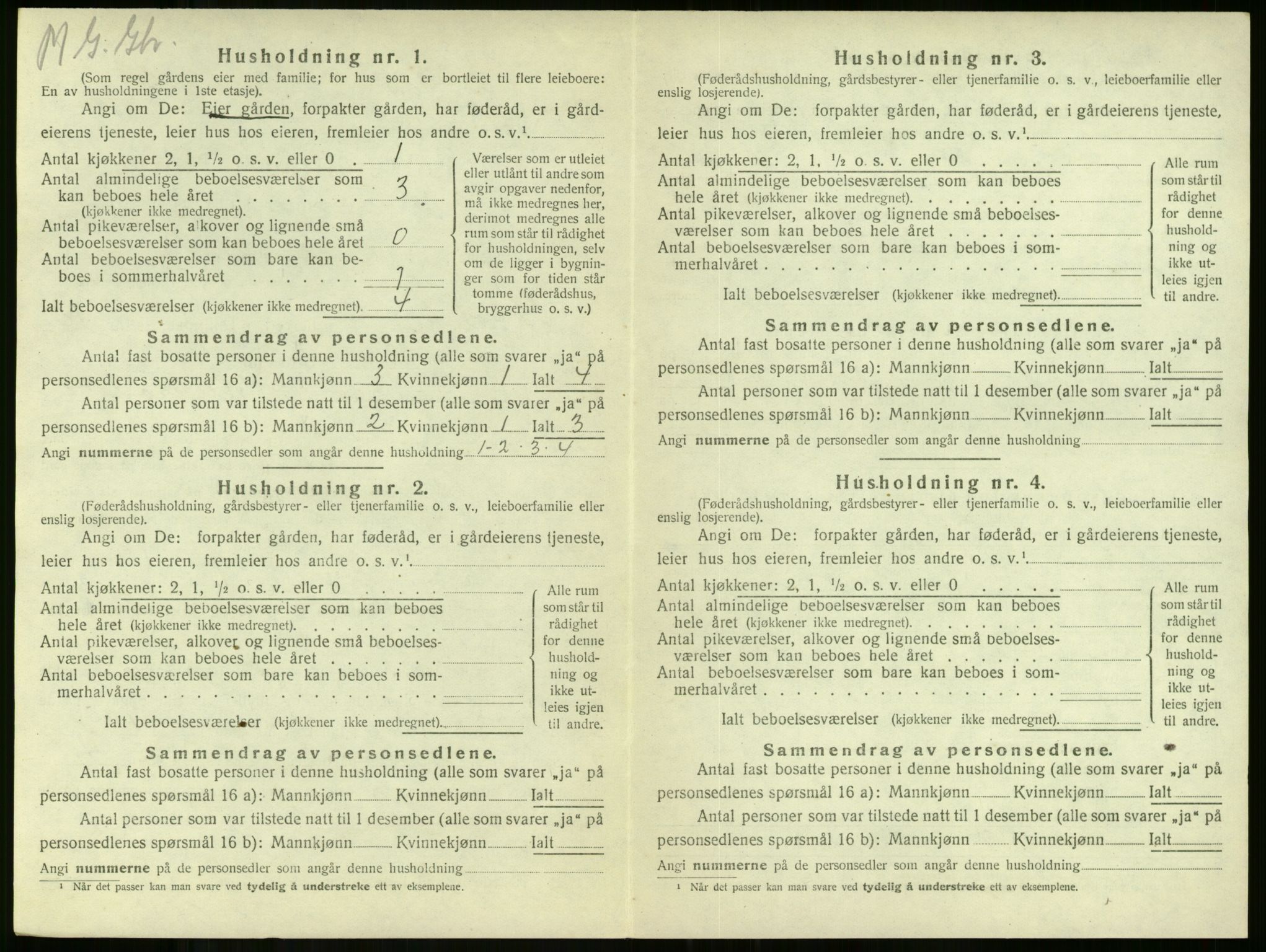 SAKO, 1920 census for Stokke, 1920, p. 1825