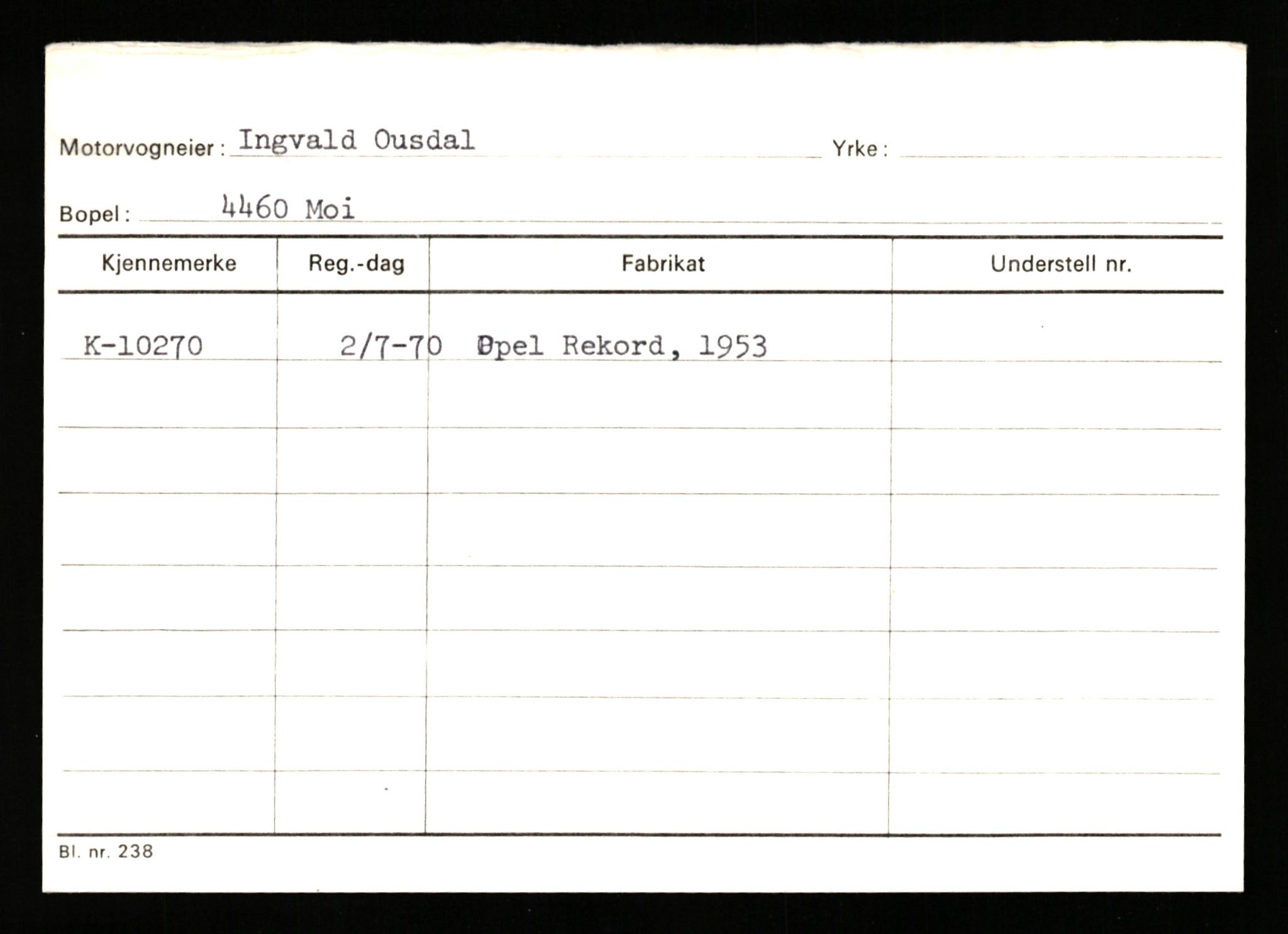 Stavanger trafikkstasjon, AV/SAST-A-101942/0/G/L0002: Registreringsnummer: 5791 - 10405, 1930-1971, p. 3092