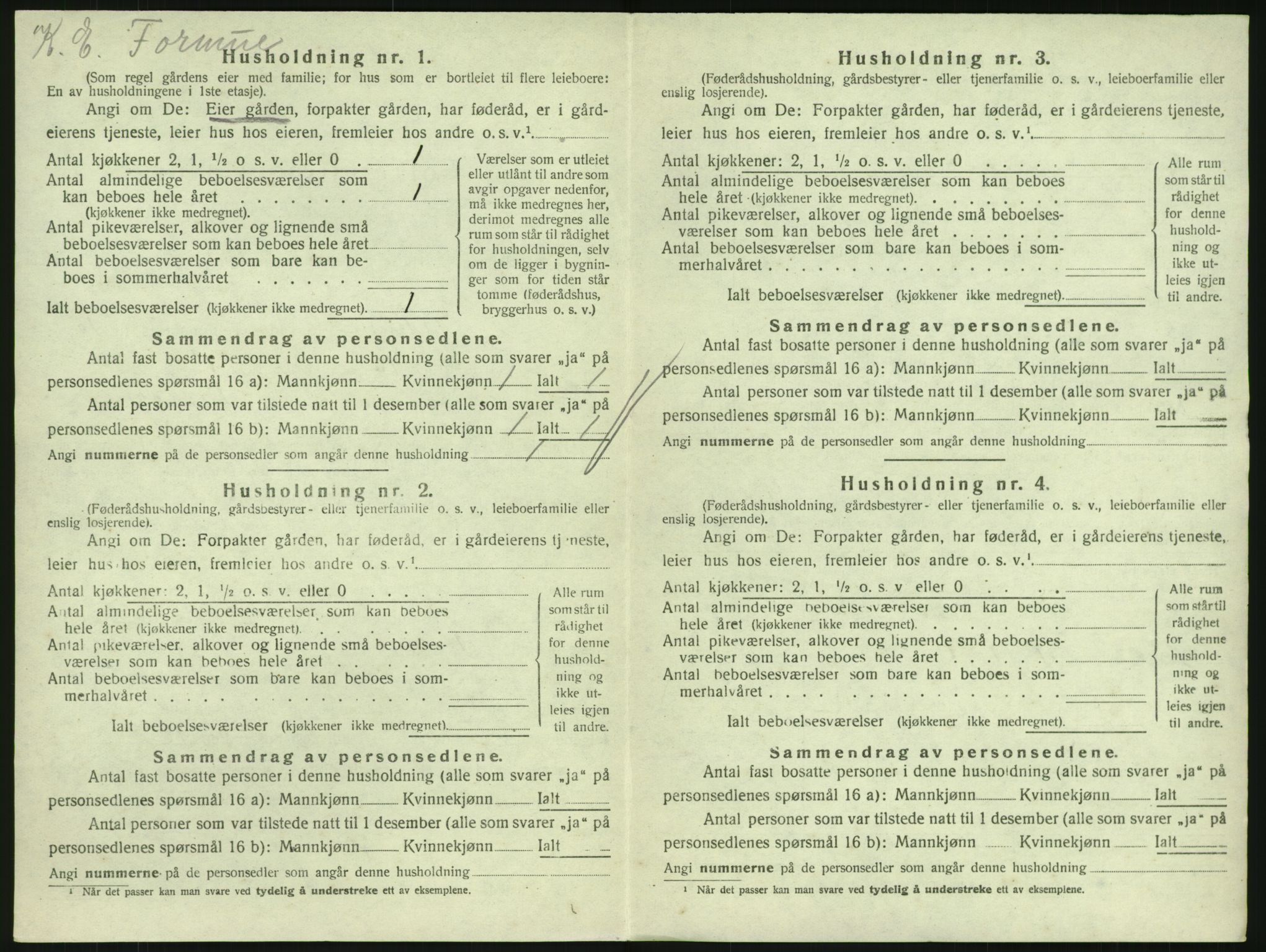 SAKO, 1920 census for Hedrum, 1920, p. 906