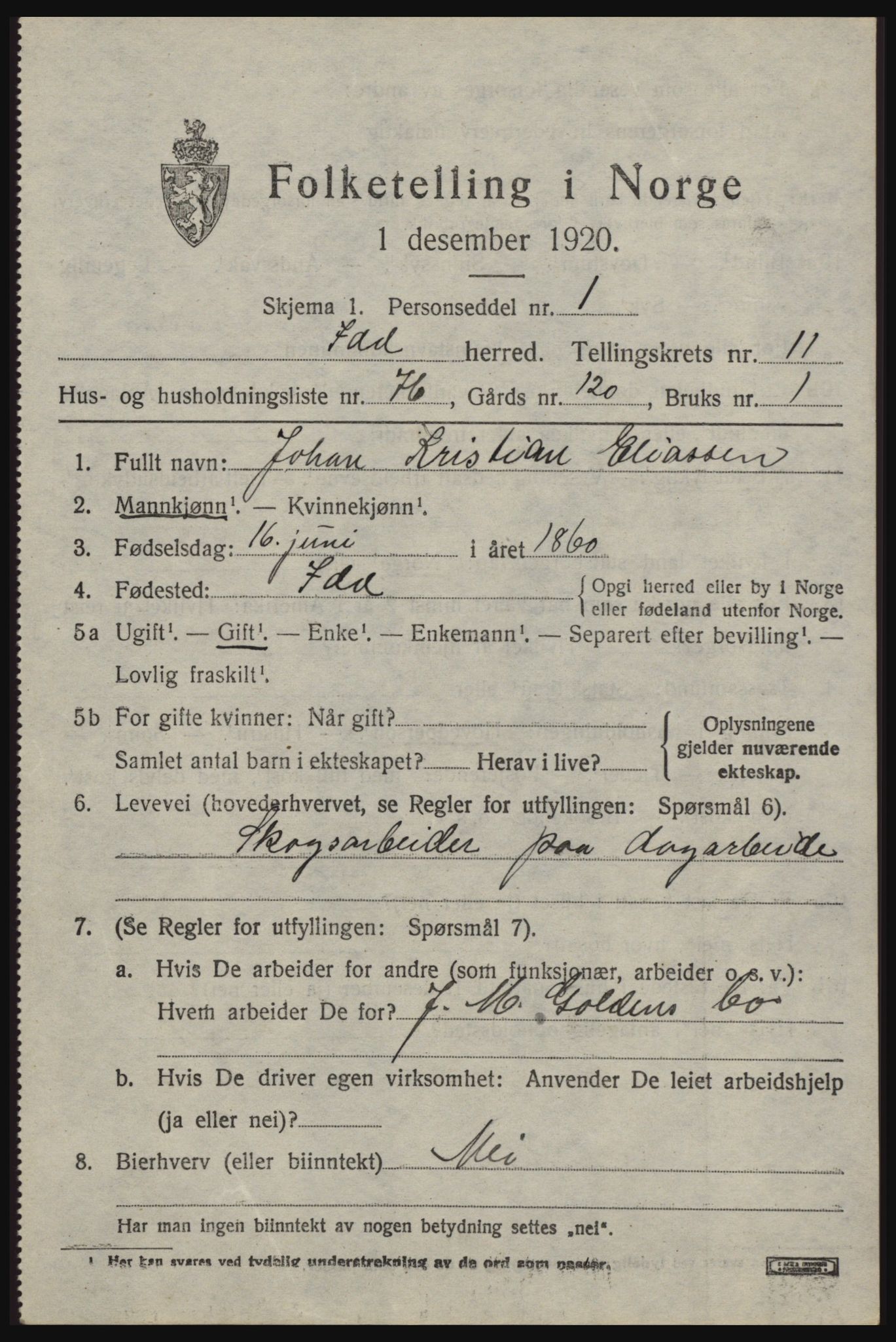 SAO, 1920 census for Idd, 1920, p. 11737