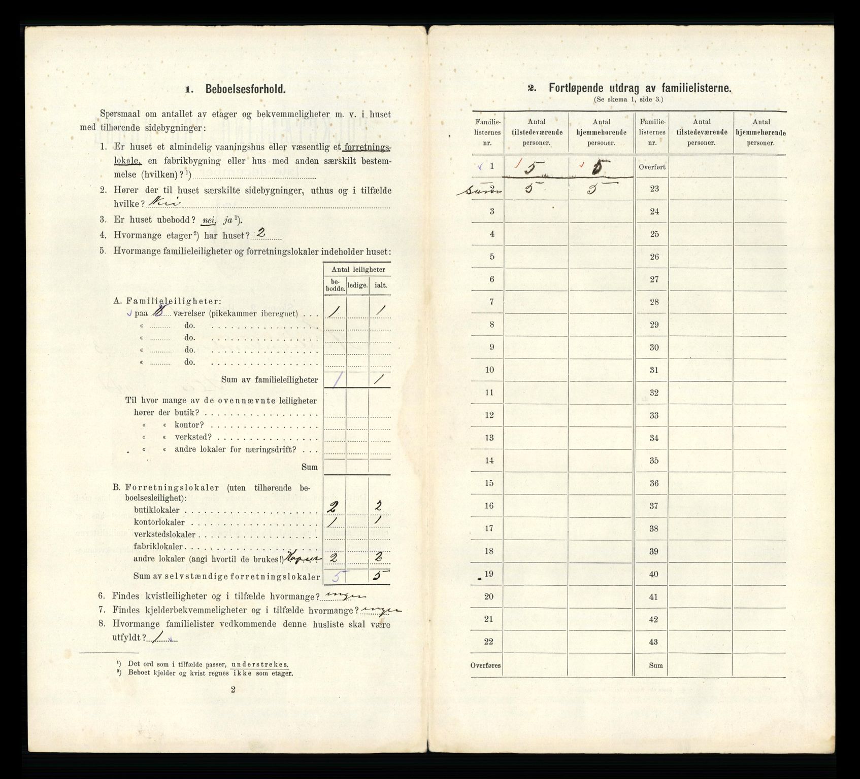 RA, 1910 census for Kristiansund, 1910, p. 742