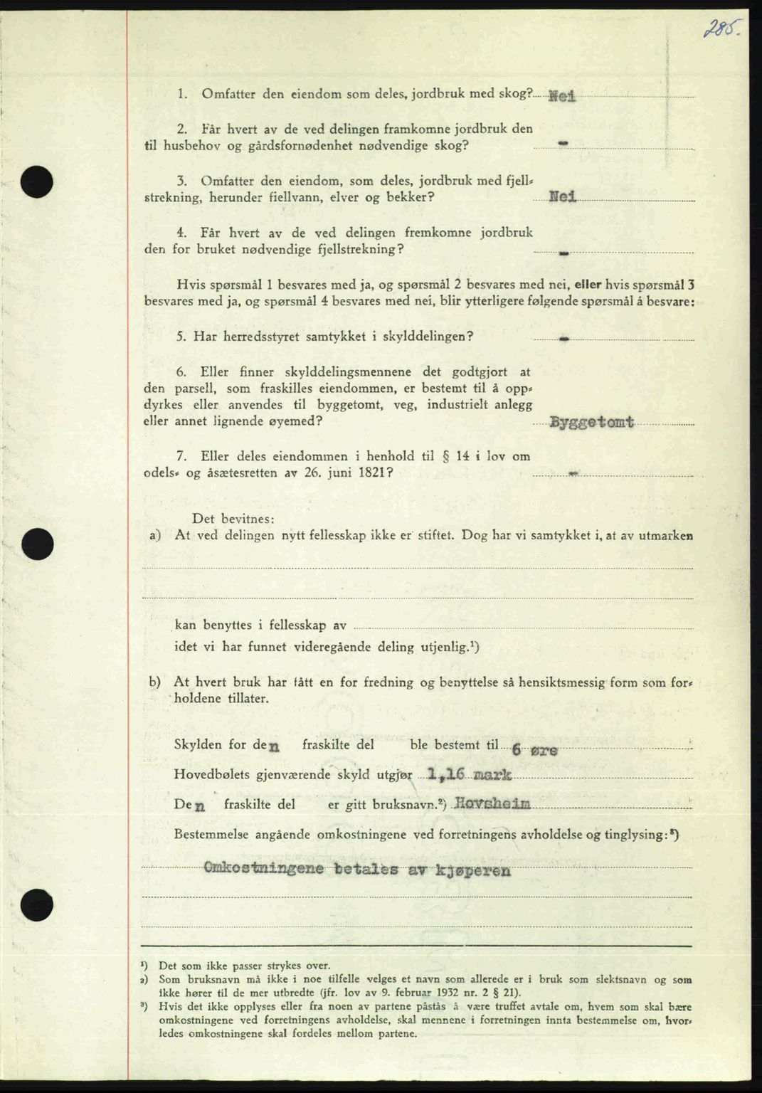 Nordmøre sorenskriveri, AV/SAT-A-4132/1/2/2Ca: Mortgage book no. A105, 1947-1947, Diary no: : 1476/1947