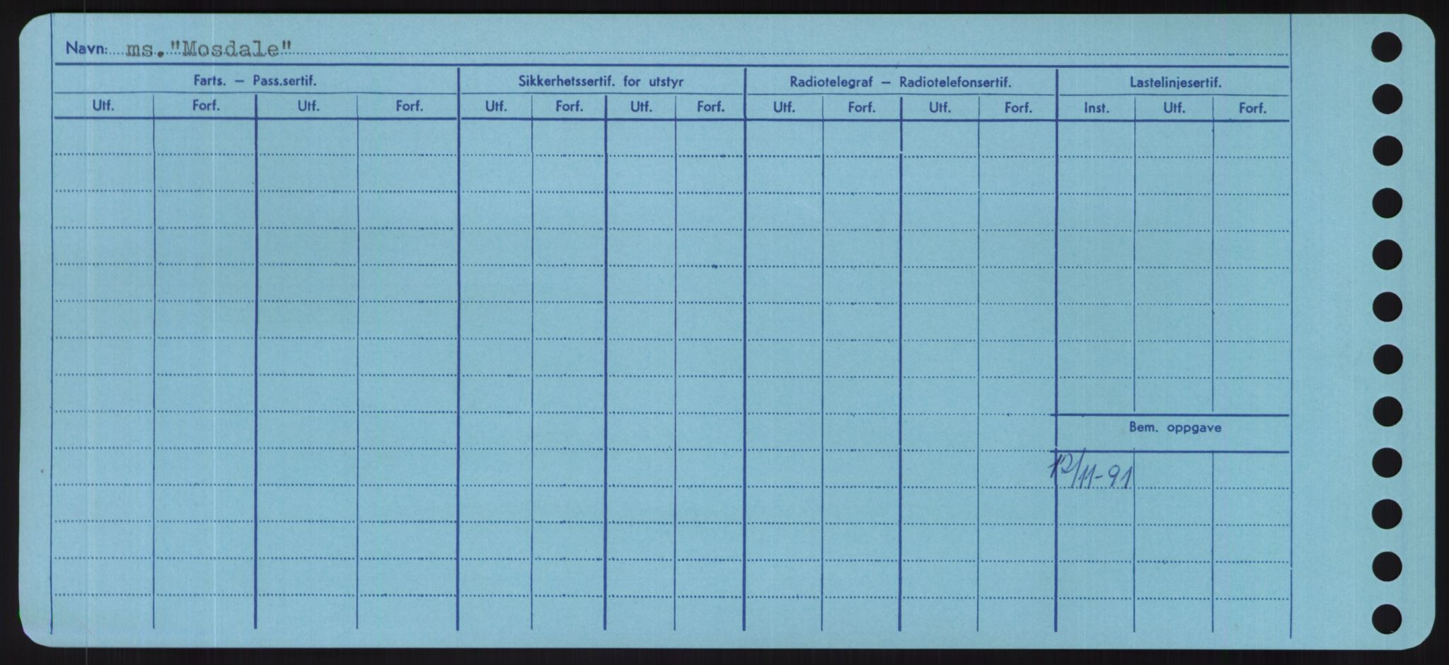 Sjøfartsdirektoratet med forløpere, Skipsmålingen, RA/S-1627/H/Hd/L0025: Fartøy, Min-Mås, p. 234