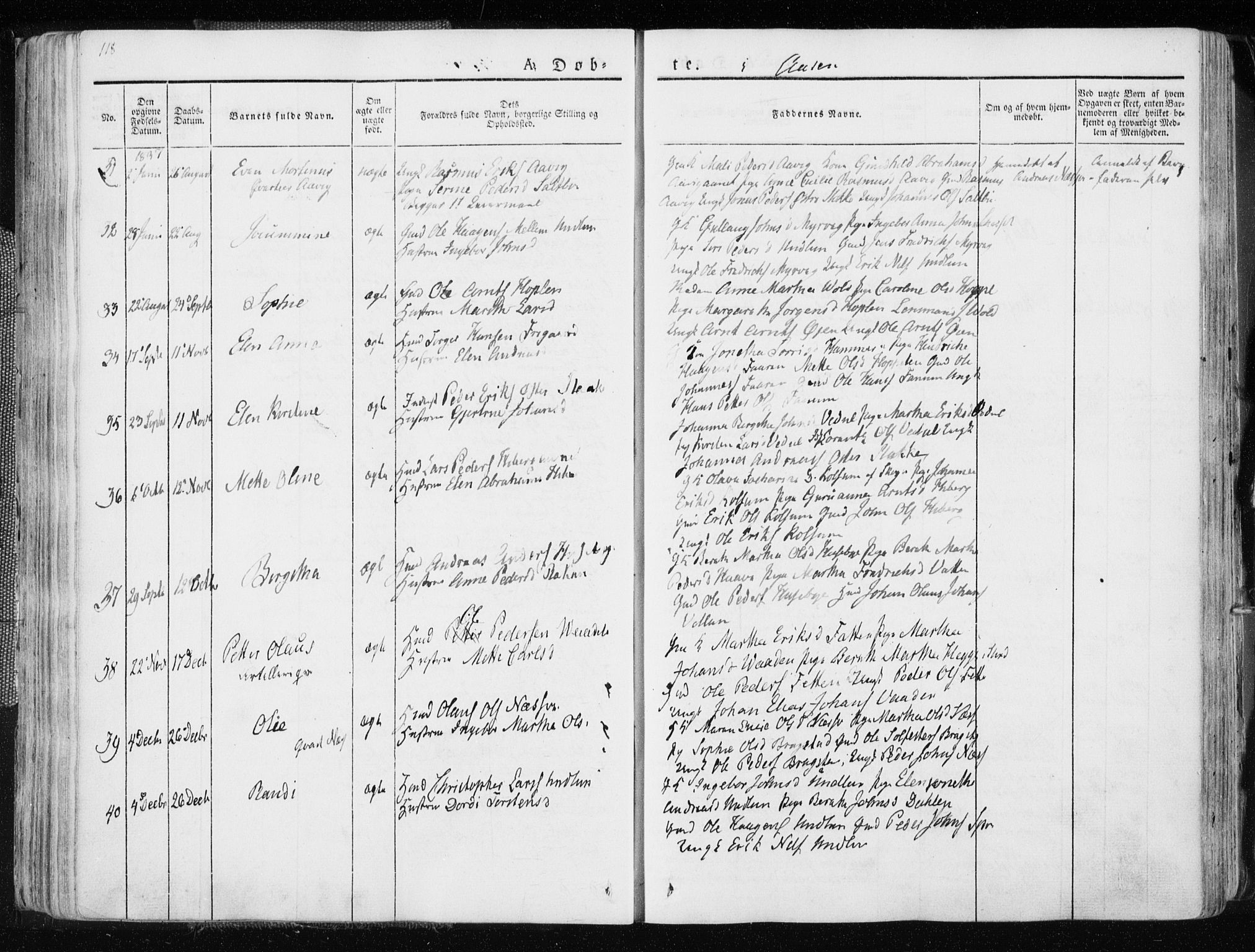 Ministerialprotokoller, klokkerbøker og fødselsregistre - Nord-Trøndelag, AV/SAT-A-1458/713/L0114: Parish register (official) no. 713A05, 1827-1839, p. 118