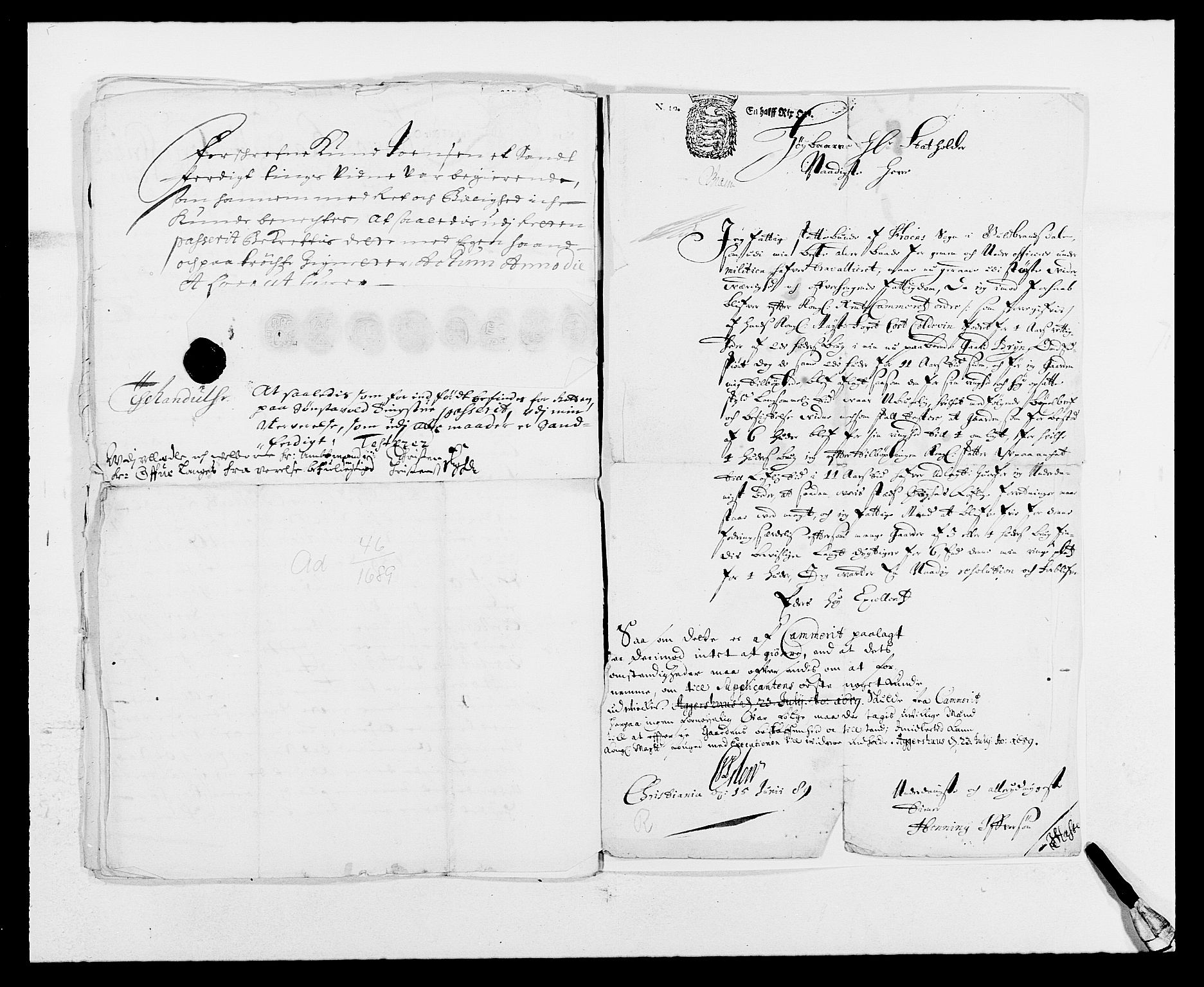 Rentekammeret inntil 1814, Reviderte regnskaper, Fogderegnskap, RA/EA-4092/R17/L1164: Fogderegnskap Gudbrandsdal, 1682-1689, p. 186