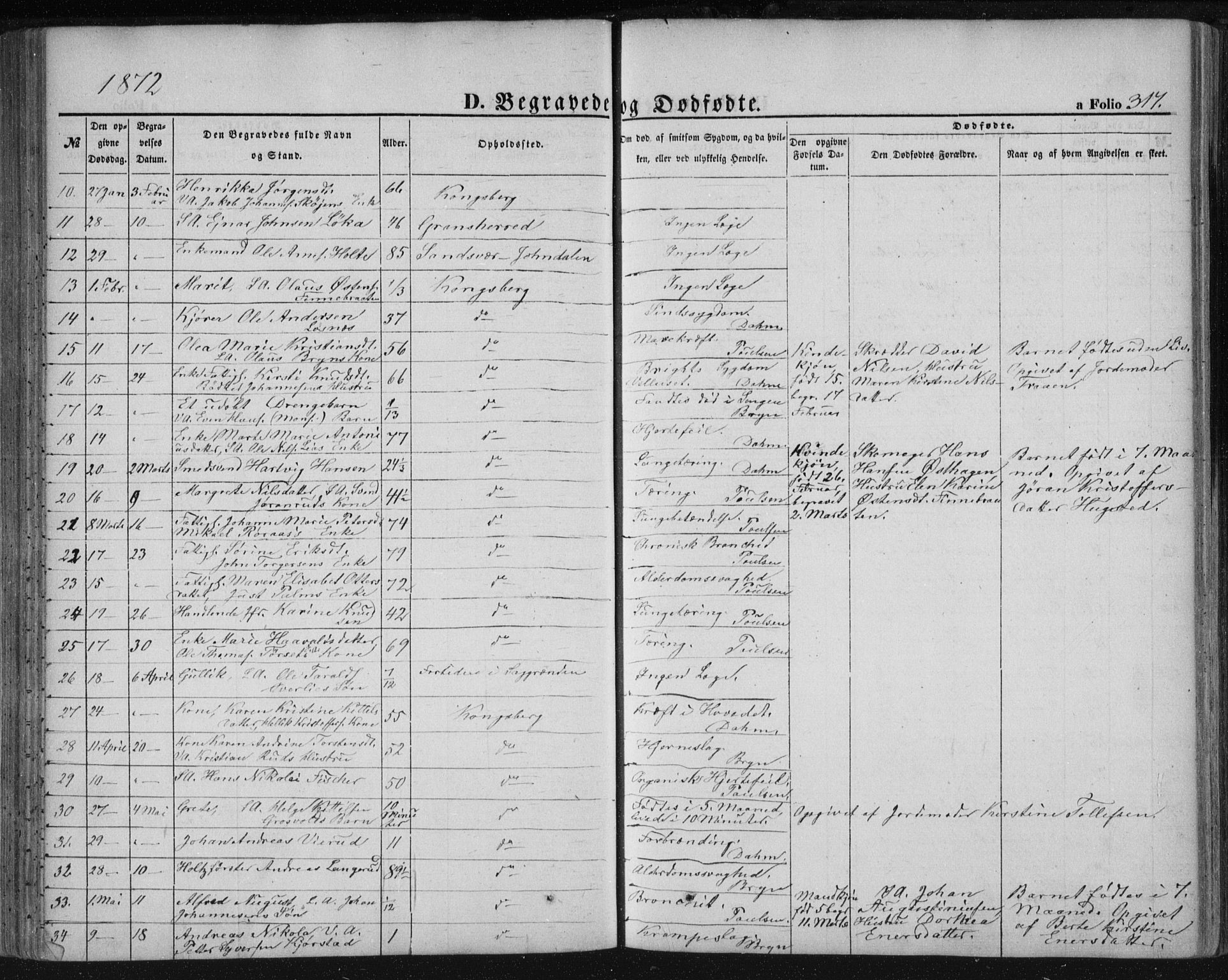 Kongsberg kirkebøker, SAKO/A-22/F/Fa/L0010: Parish register (official) no. I 10, 1859-1875, p. 317