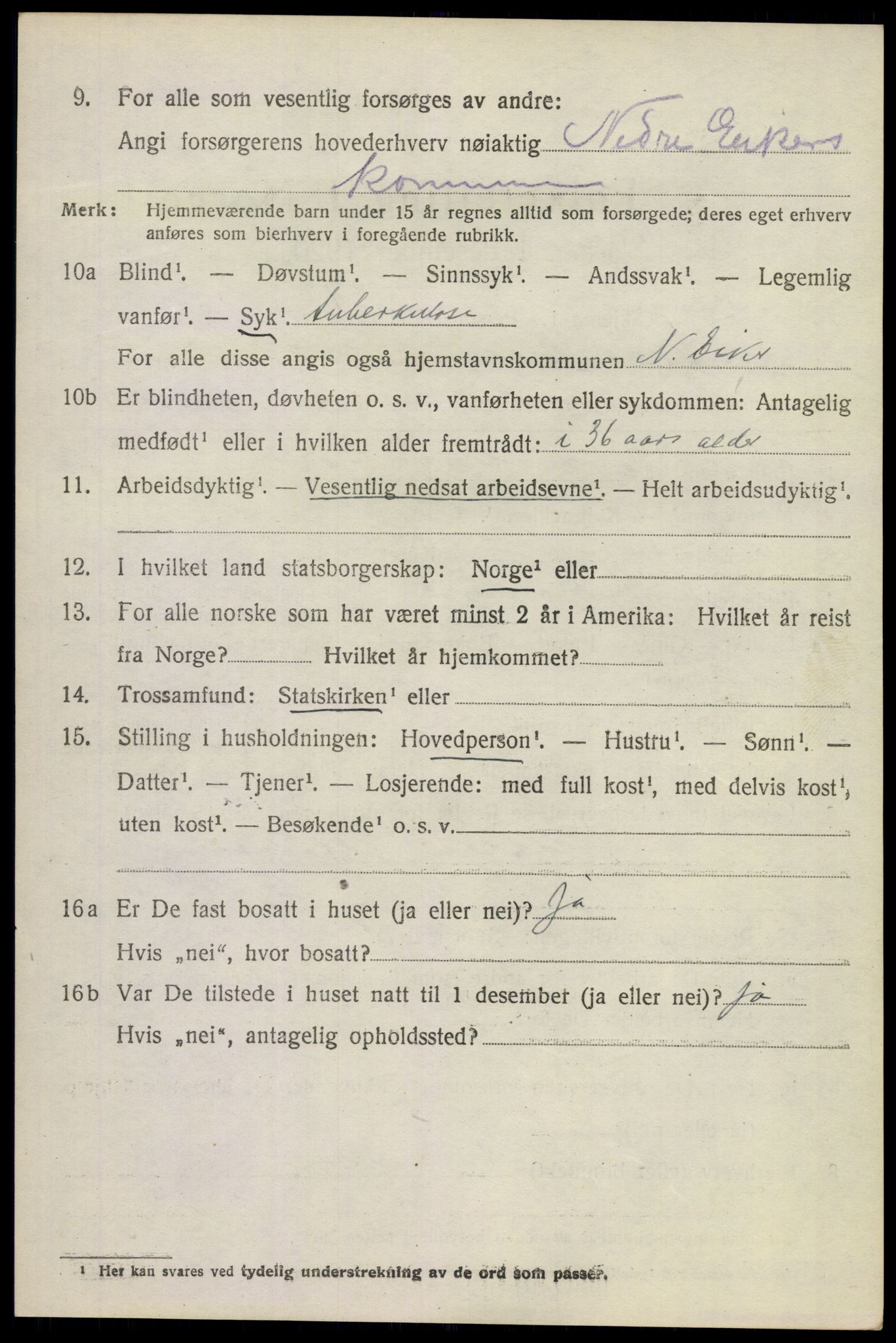 SAKO, 1920 census for Nedre Eiker, 1920, p. 8020