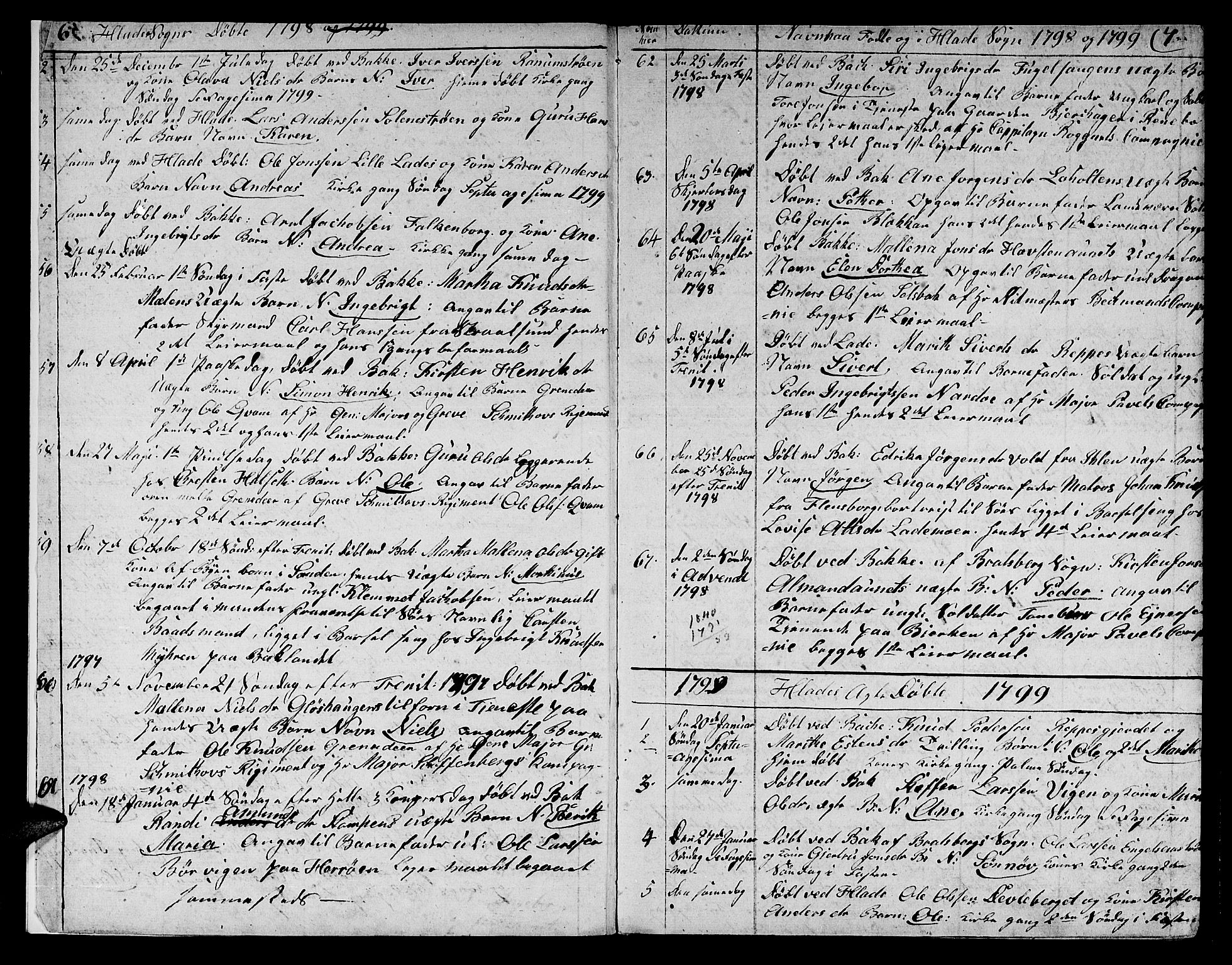 Ministerialprotokoller, klokkerbøker og fødselsregistre - Sør-Trøndelag, SAT/A-1456/606/L0306: Parish register (copy) no. 606C02, 1797-1829, p. 6-7
