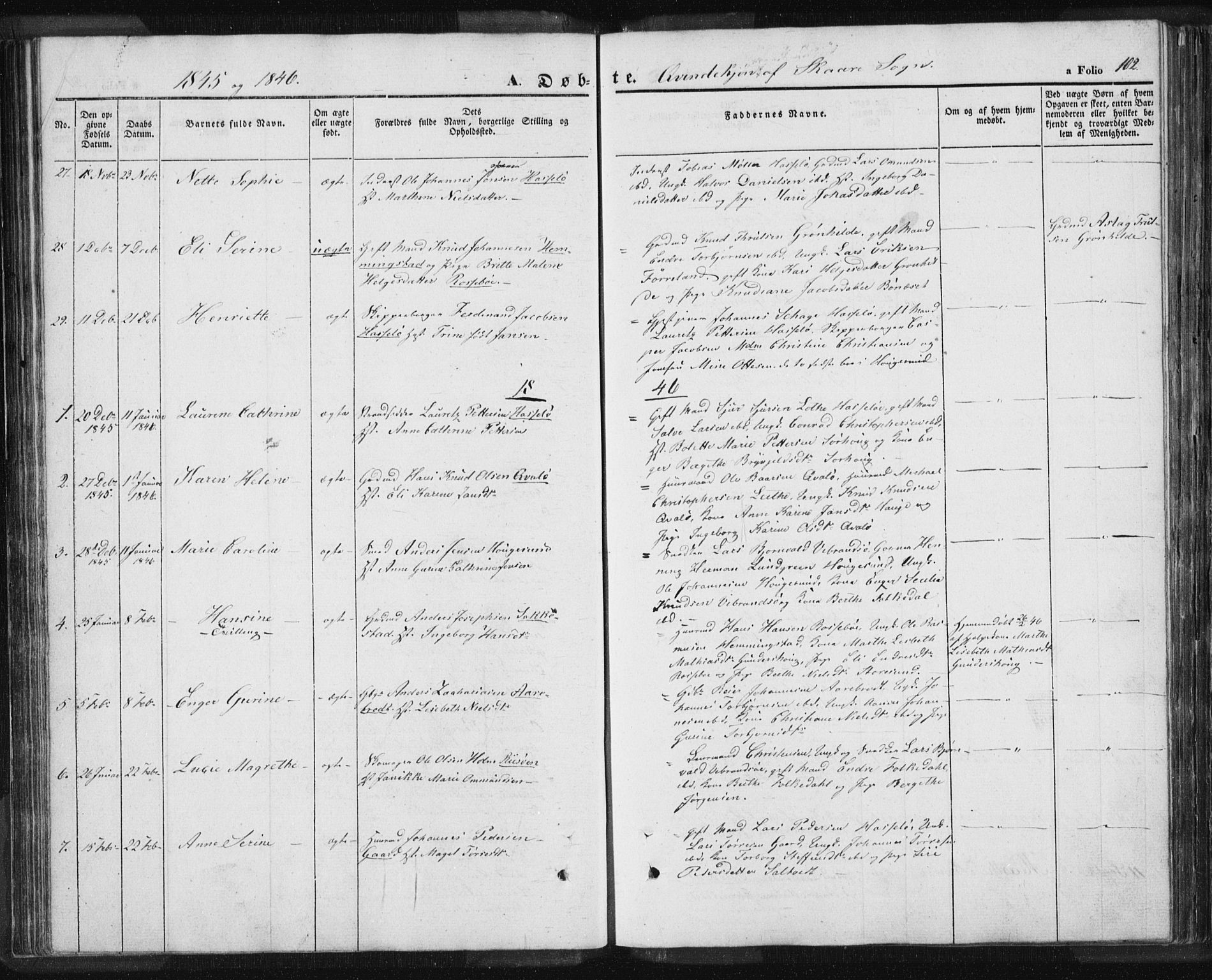 Torvastad sokneprestkontor, AV/SAST-A -101857/H/Ha/Haa/L0006: Parish register (official) no. A 6, 1836-1847, p. 102