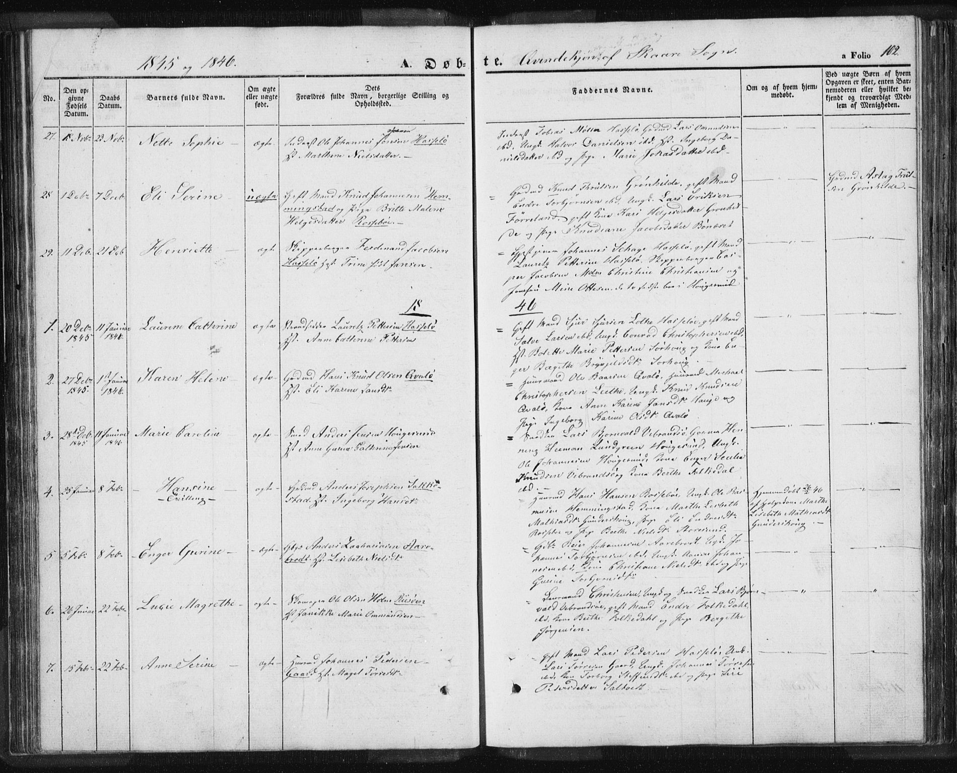 Torvastad sokneprestkontor, AV/SAST-A -101857/H/Ha/Haa/L0006: Parish register (official) no. A 6, 1836-1847, p. 102