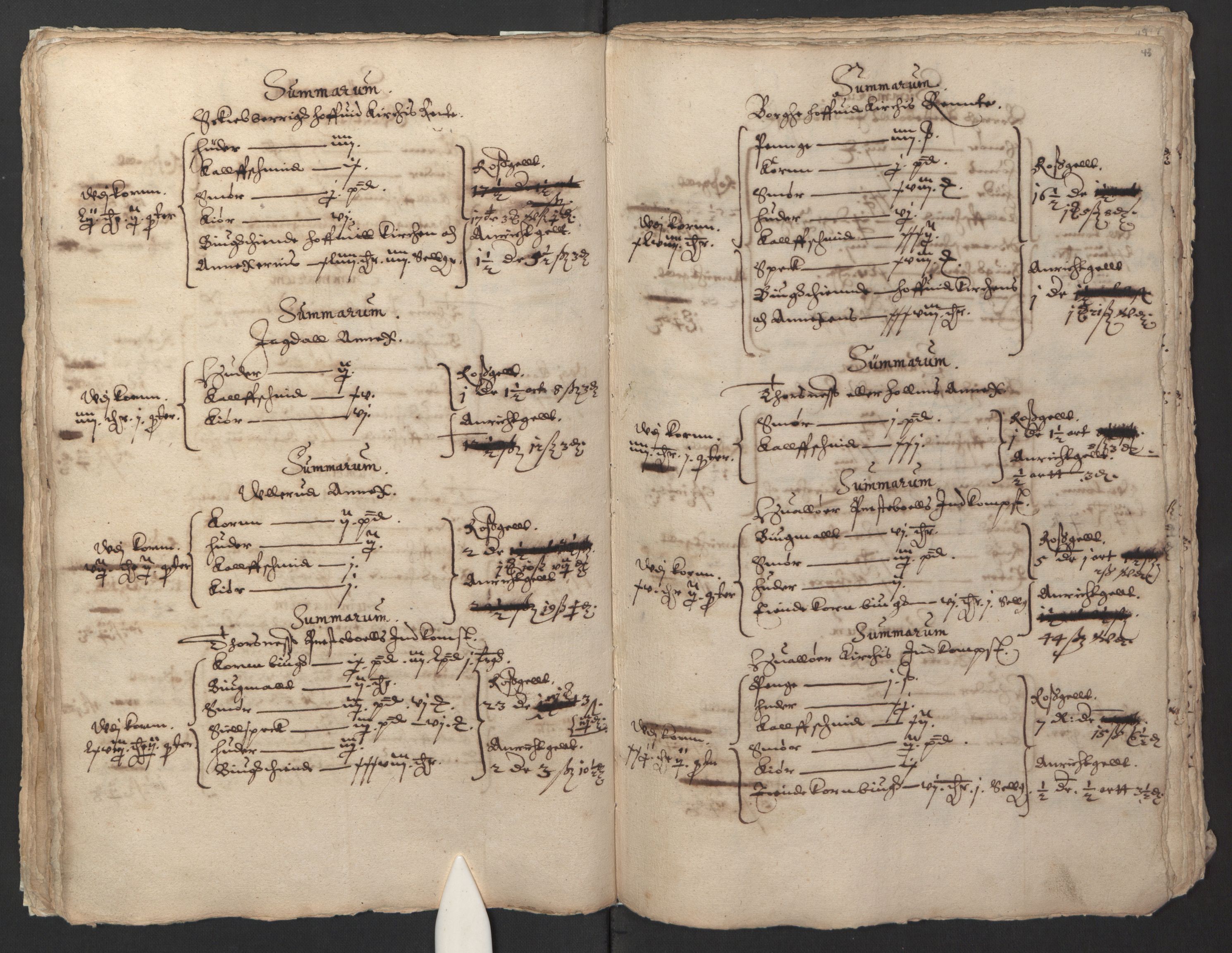 Stattholderembetet 1572-1771, AV/RA-EA-2870/Ek/L0014/0001: Jordebøker til utlikning av rosstjeneste 1624-1626: / Kirke- og prestebolsinntekter i Oslo og Hamar bispedømme, 1625-1626, p. 45