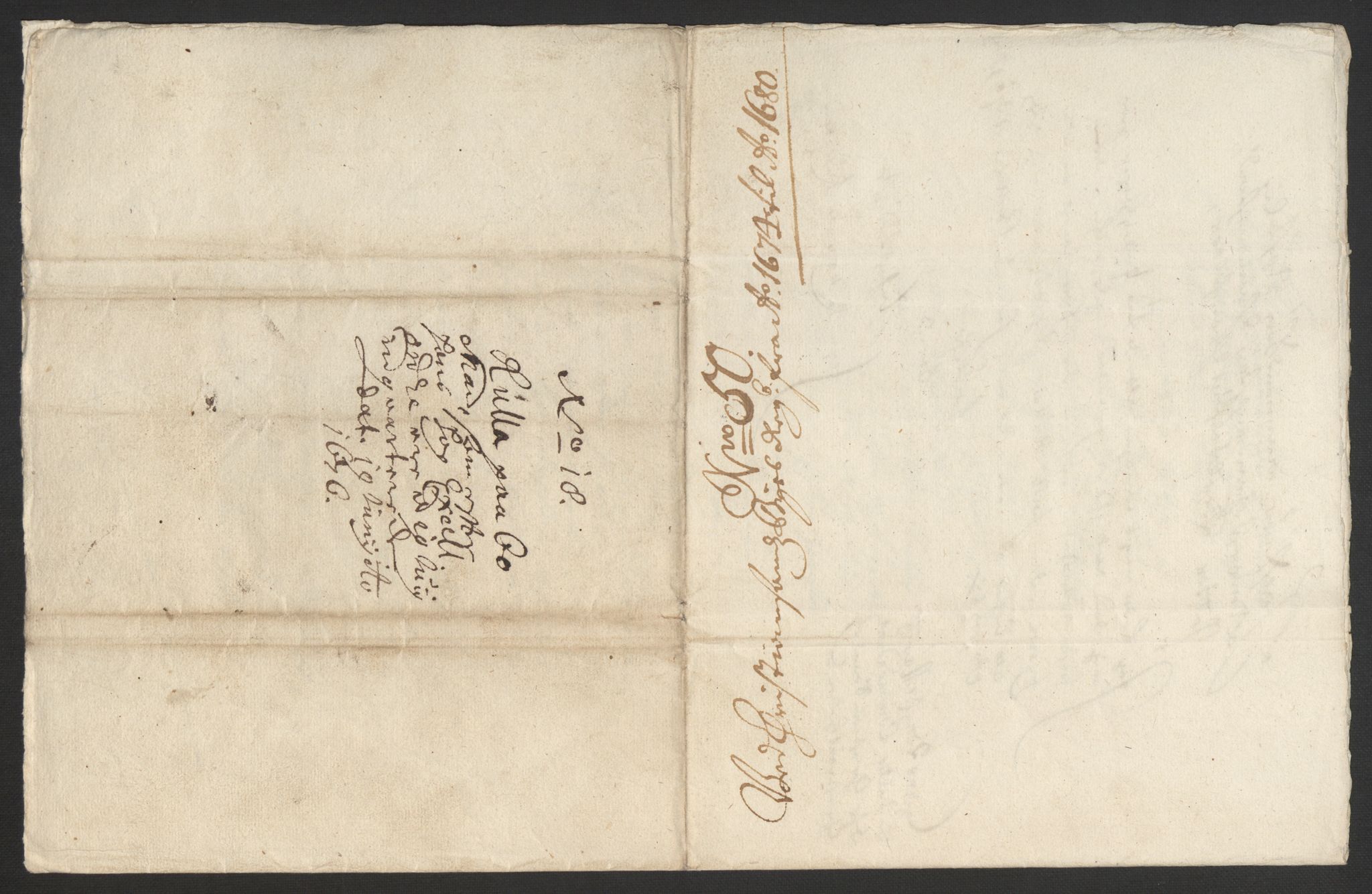 Rentekammeret inntil 1814, Reviderte regnskaper, Byregnskaper, AV/RA-EA-4066/R/Rm/L0258: [M1] Kontribusjonsregnskap, 1664-1700, p. 307