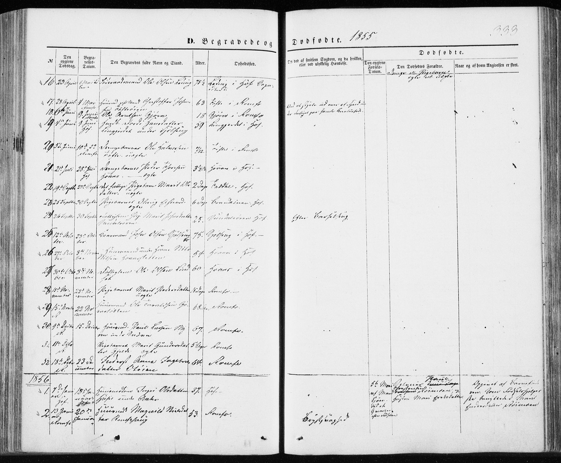 Ministerialprotokoller, klokkerbøker og fødselsregistre - Møre og Romsdal, SAT/A-1454/590/L1013: Parish register (official) no. 590A05, 1847-1877, p. 333