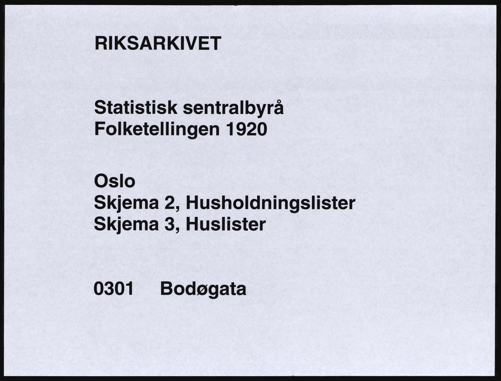 SAO, 1920 census for Kristiania, 1920, p. 6870