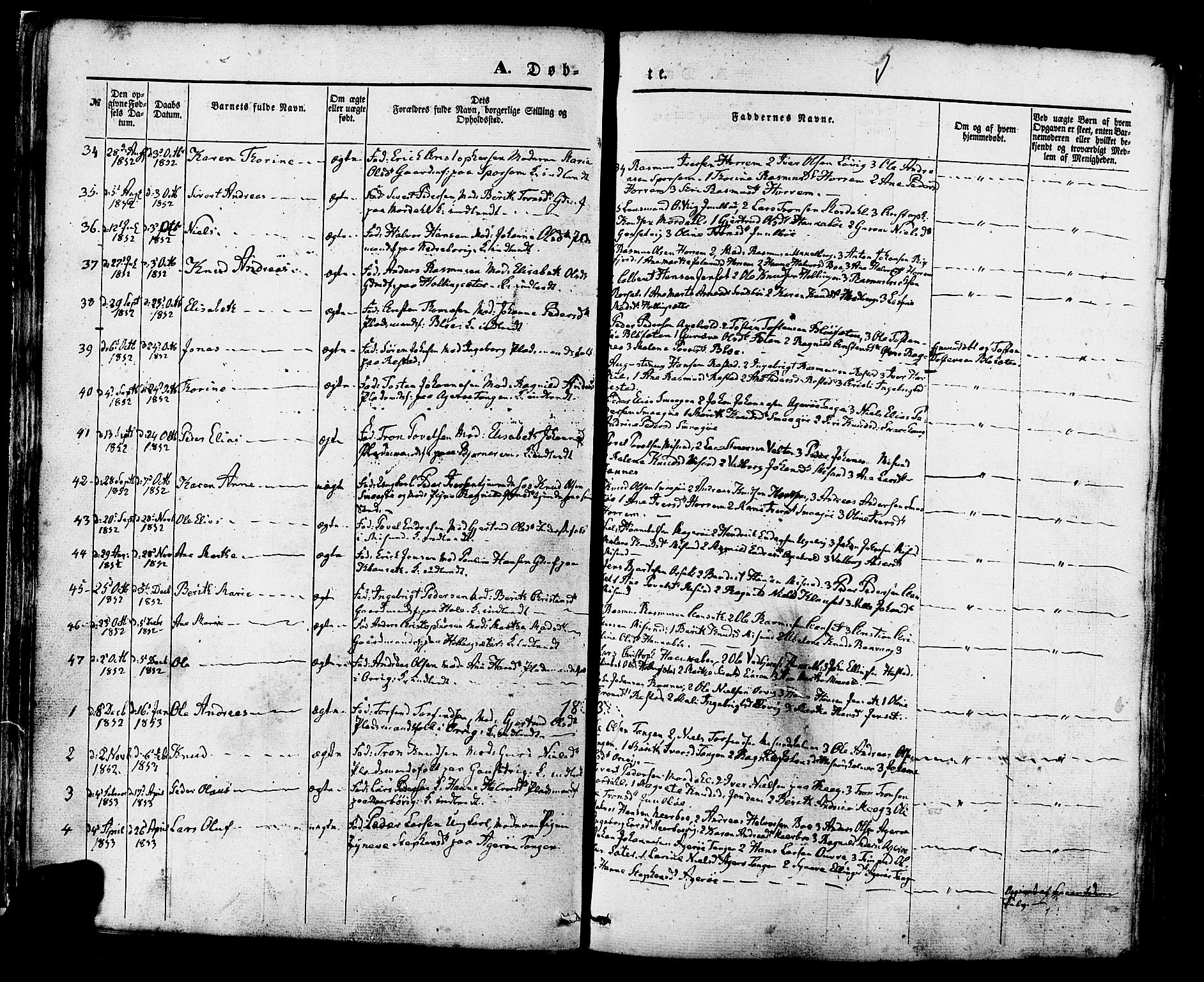 Ministerialprotokoller, klokkerbøker og fødselsregistre - Møre og Romsdal, SAT/A-1454/560/L0719: Parish register (official) no. 560A03, 1845-1872, p. 23