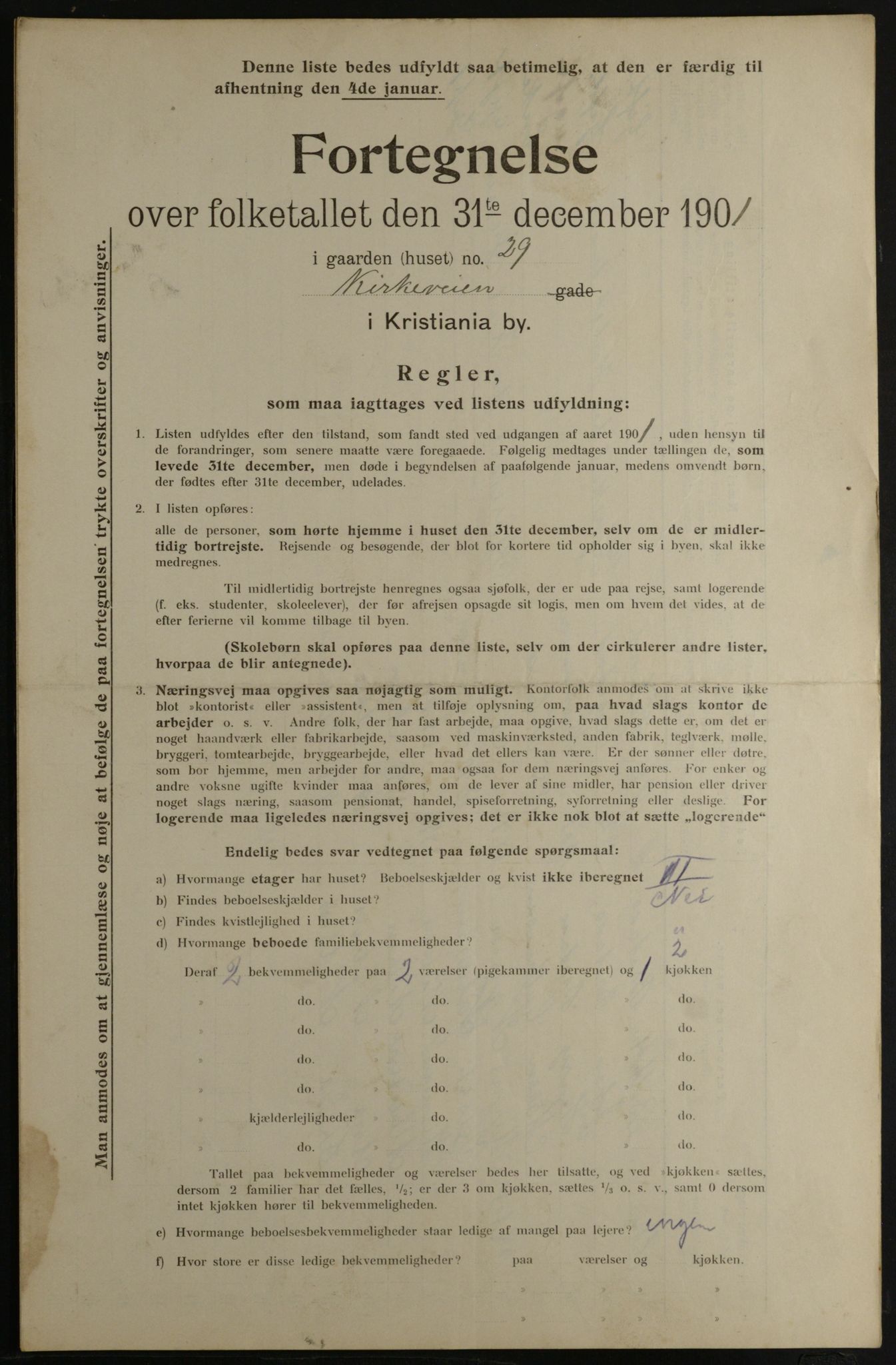 OBA, Municipal Census 1901 for Kristiania, 1901, p. 7975