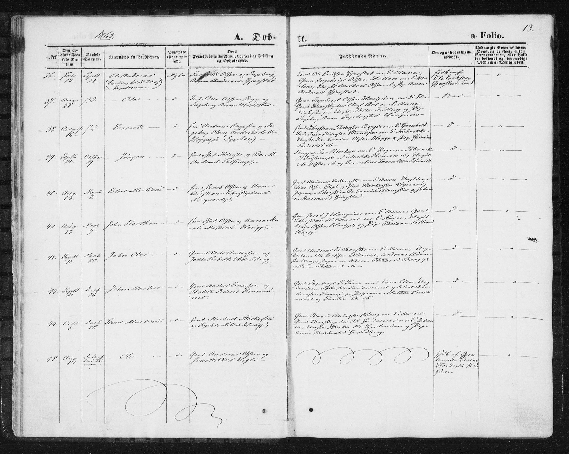 Ministerialprotokoller, klokkerbøker og fødselsregistre - Nord-Trøndelag, AV/SAT-A-1458/746/L0447: Parish register (official) no. 746A06, 1860-1877, p. 13