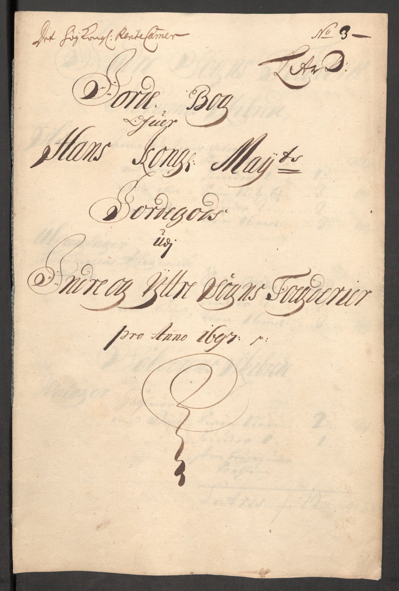 Rentekammeret inntil 1814, Reviderte regnskaper, Fogderegnskap, RA/EA-4092/R52/L3309: Fogderegnskap Sogn, 1696-1697, p. 363