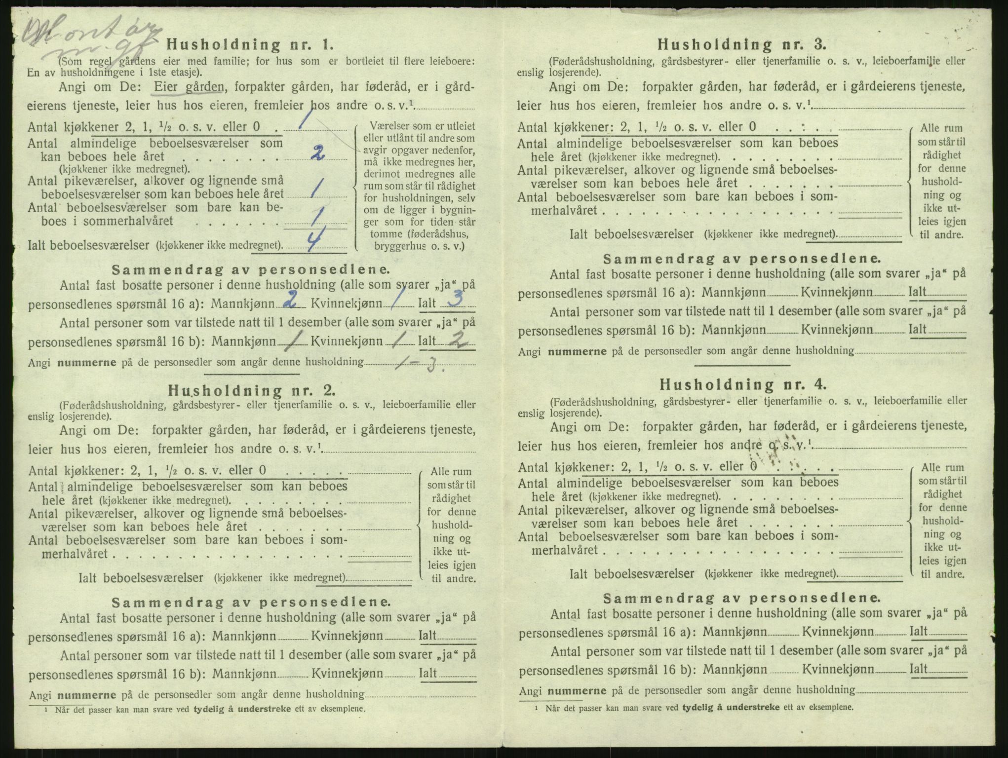 SAT, 1920 census for Stangvik, 1920, p. 767