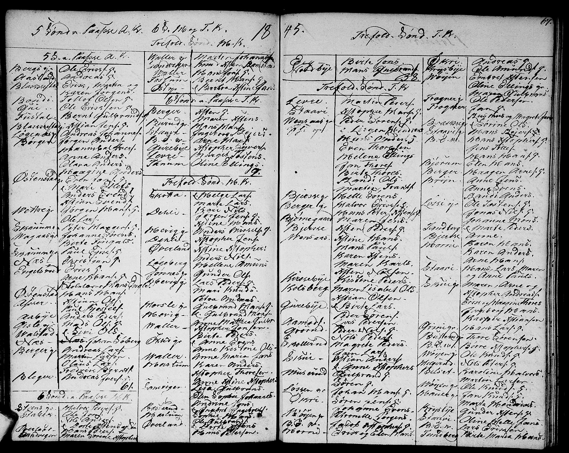 Asker prestekontor Kirkebøker, SAO/A-10256a/F/Fa/L0005: Parish register (official) no. I 5, 1807-1813, p. 67