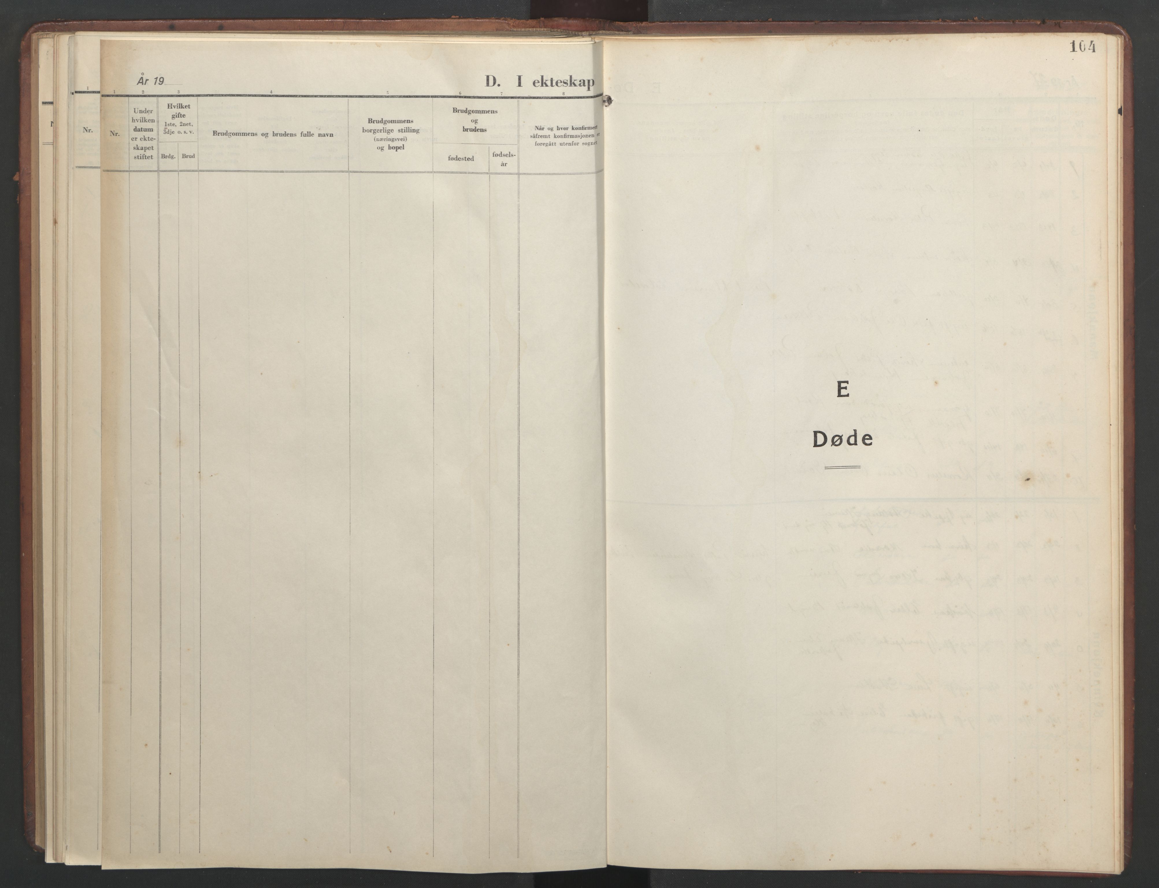 Ministerialprotokoller, klokkerbøker og fødselsregistre - Sør-Trøndelag, AV/SAT-A-1456/634/L0544: Parish register (copy) no. 634C06, 1927-1948, p. 104