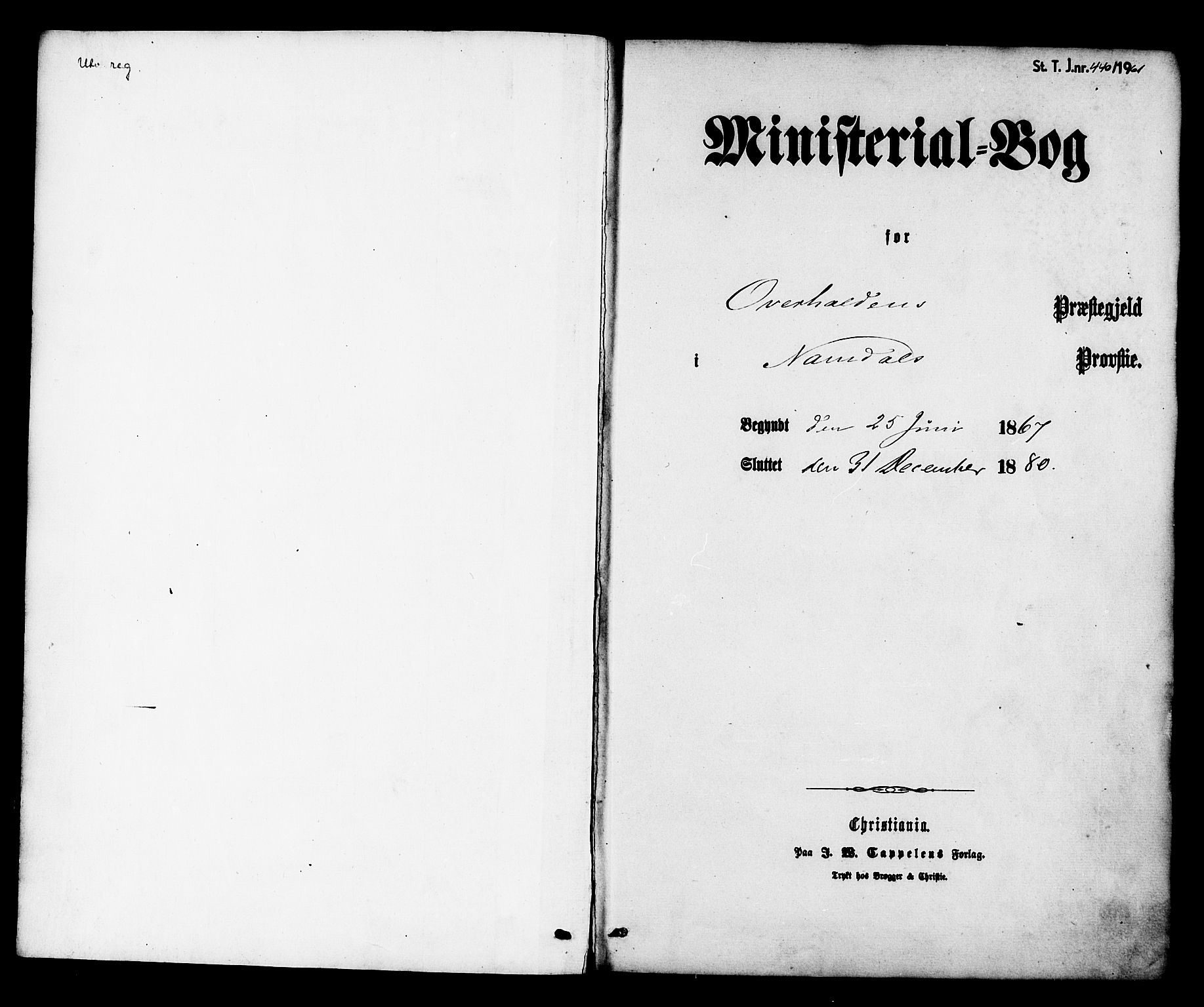 Ministerialprotokoller, klokkerbøker og fødselsregistre - Nord-Trøndelag, SAT/A-1458/764/L0554: Parish register (official) no. 764A09, 1867-1880