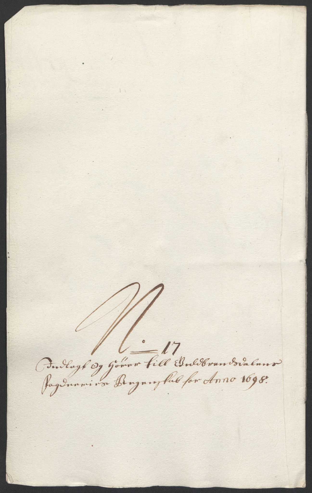 Rentekammeret inntil 1814, Reviderte regnskaper, Fogderegnskap, AV/RA-EA-4092/R17/L1171: Fogderegnskap Gudbrandsdal, 1698, p. 156