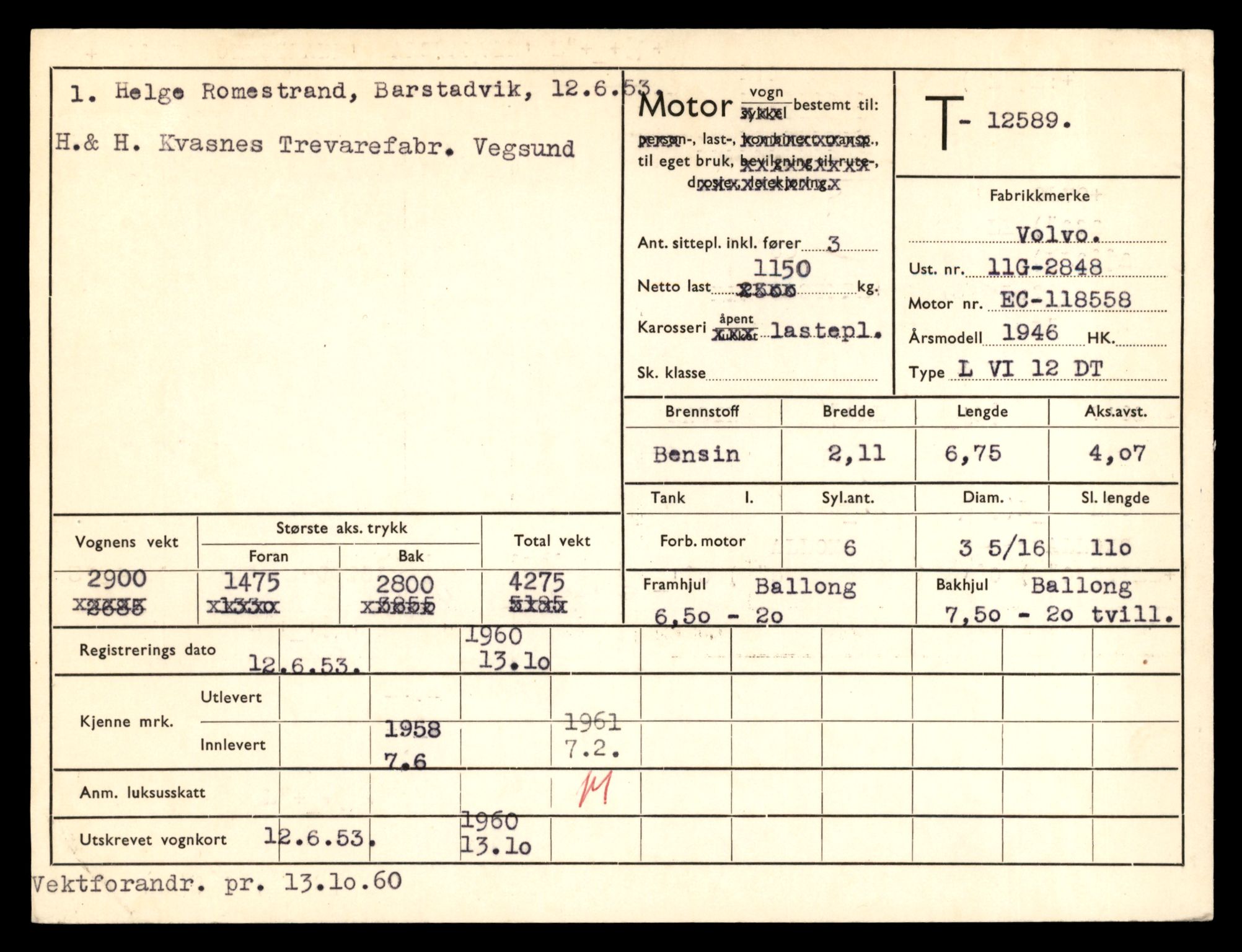 Møre og Romsdal vegkontor - Ålesund trafikkstasjon, AV/SAT-A-4099/F/Fe/L0034: Registreringskort for kjøretøy T 12500 - T 12652, 1927-1998, p. 1734