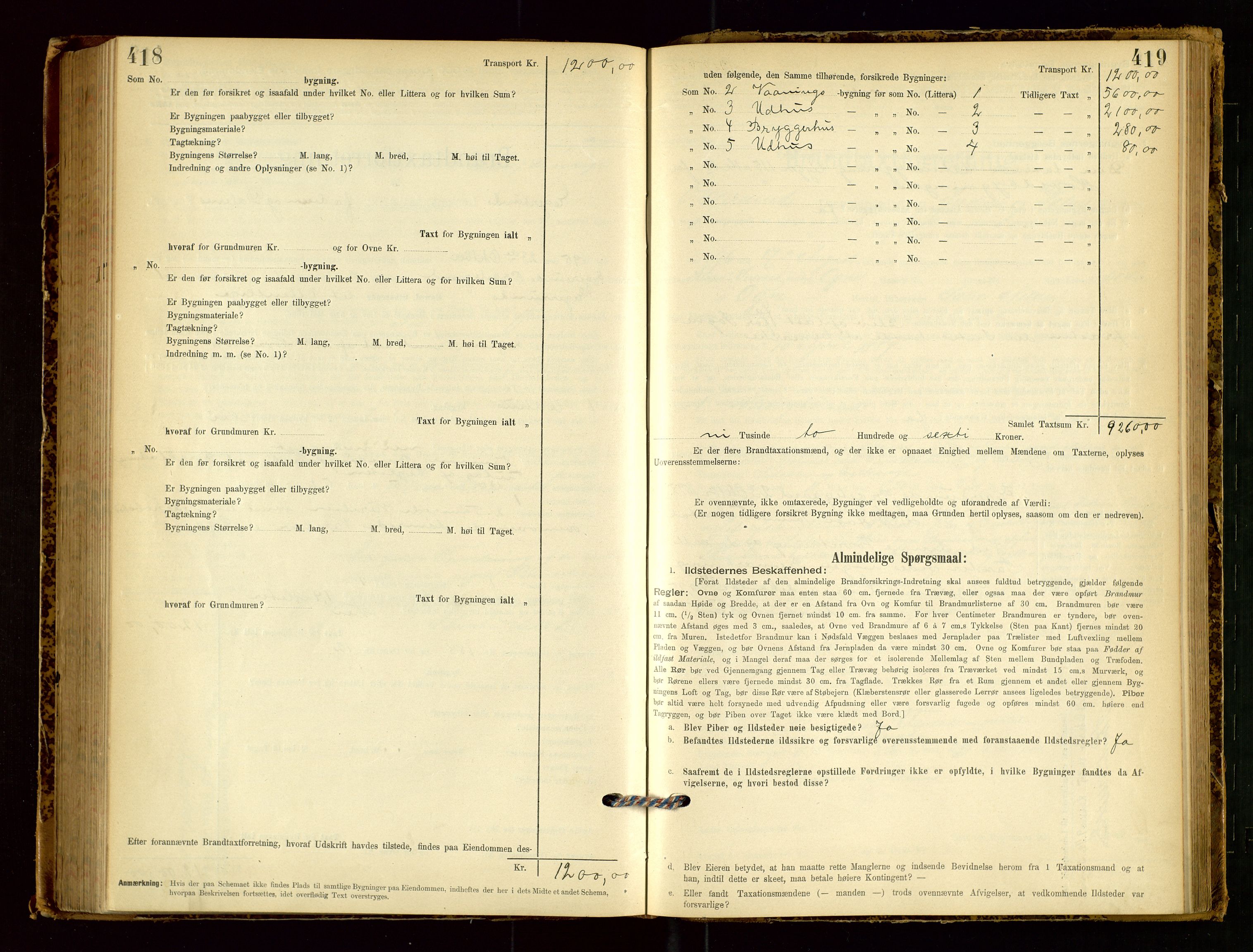 Eigersund lensmannskontor, AV/SAST-A-100171/Gob/L0001: Skjemaprotokoll, 1894-1909, p. 418-419