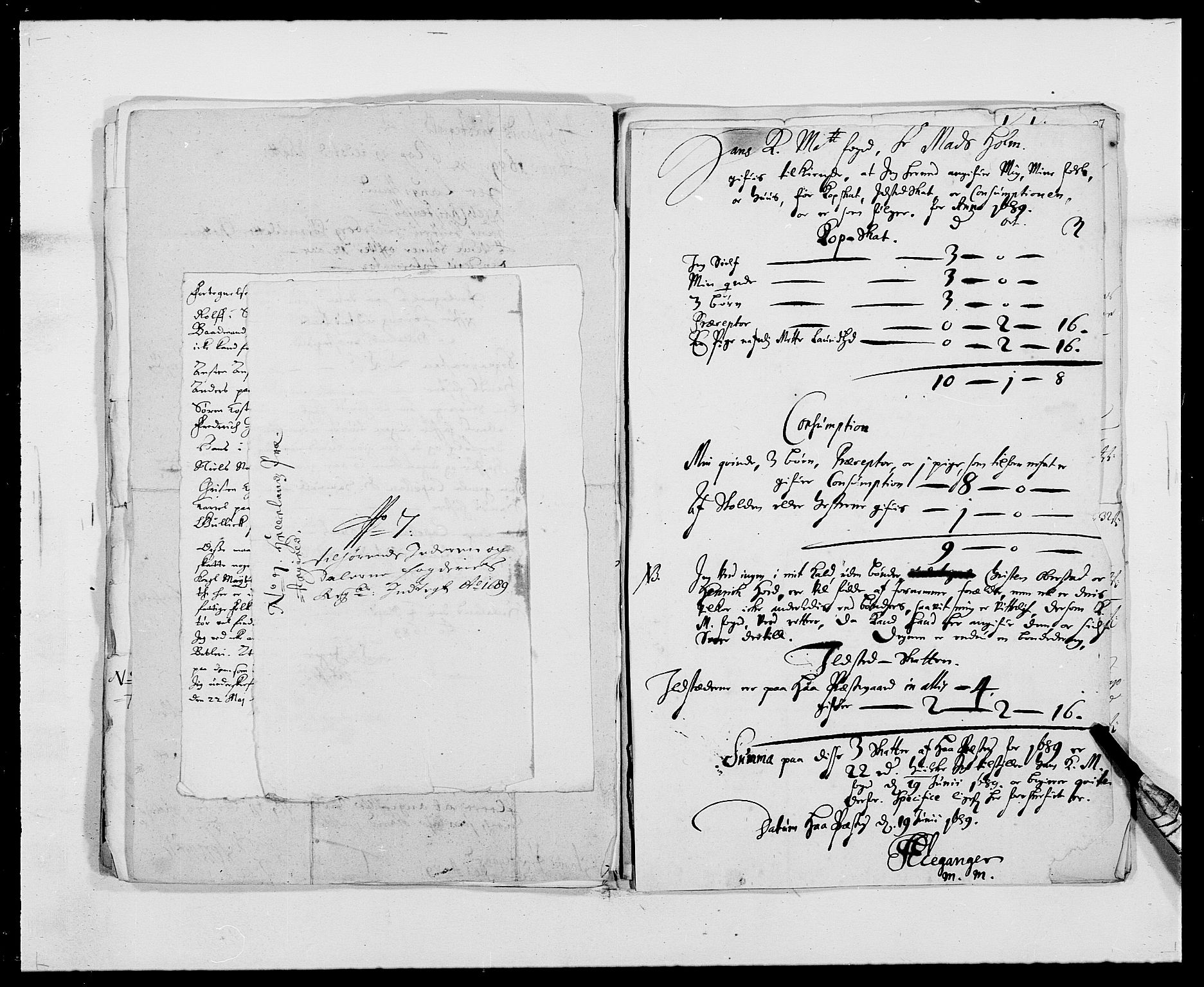 Rentekammeret inntil 1814, Reviderte regnskaper, Fogderegnskap, AV/RA-EA-4092/R46/L2726: Fogderegnskap Jæren og Dalane, 1686-1689, p. 352