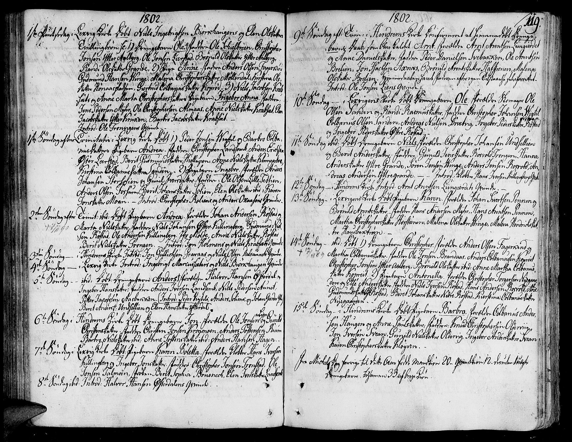 Ministerialprotokoller, klokkerbøker og fødselsregistre - Nord-Trøndelag, SAT/A-1458/701/L0004: Parish register (official) no. 701A04, 1783-1816, p. 119