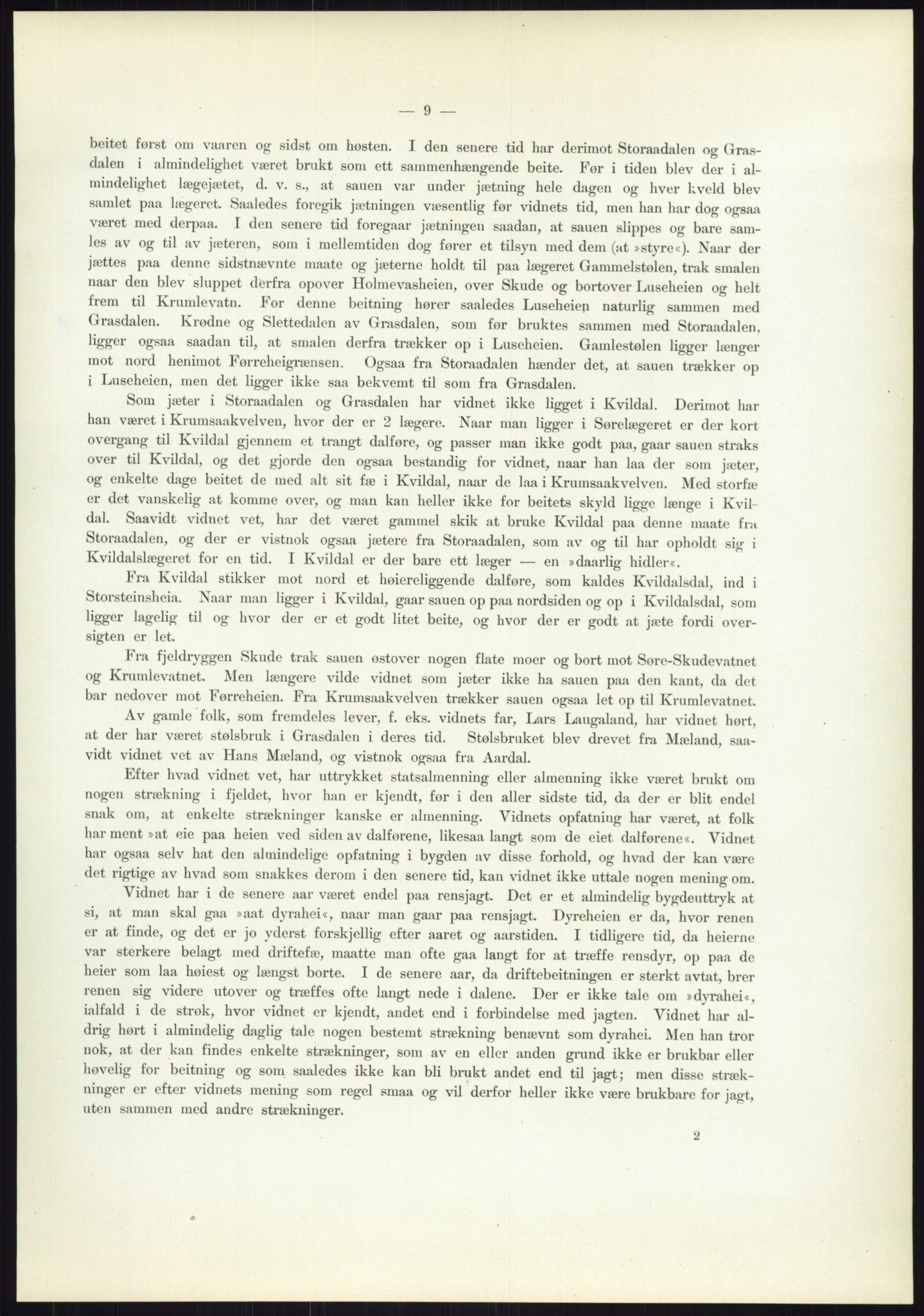 Høyfjellskommisjonen, AV/RA-S-1546/X/Xa/L0001: Nr. 1-33, 1909-1953, p. 1255