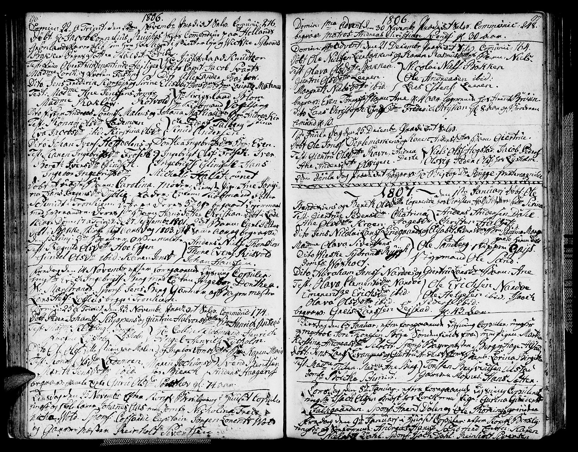 Ministerialprotokoller, klokkerbøker og fødselsregistre - Sør-Trøndelag, SAT/A-1456/604/L0181: Parish register (official) no. 604A02, 1798-1817, p. 96-97