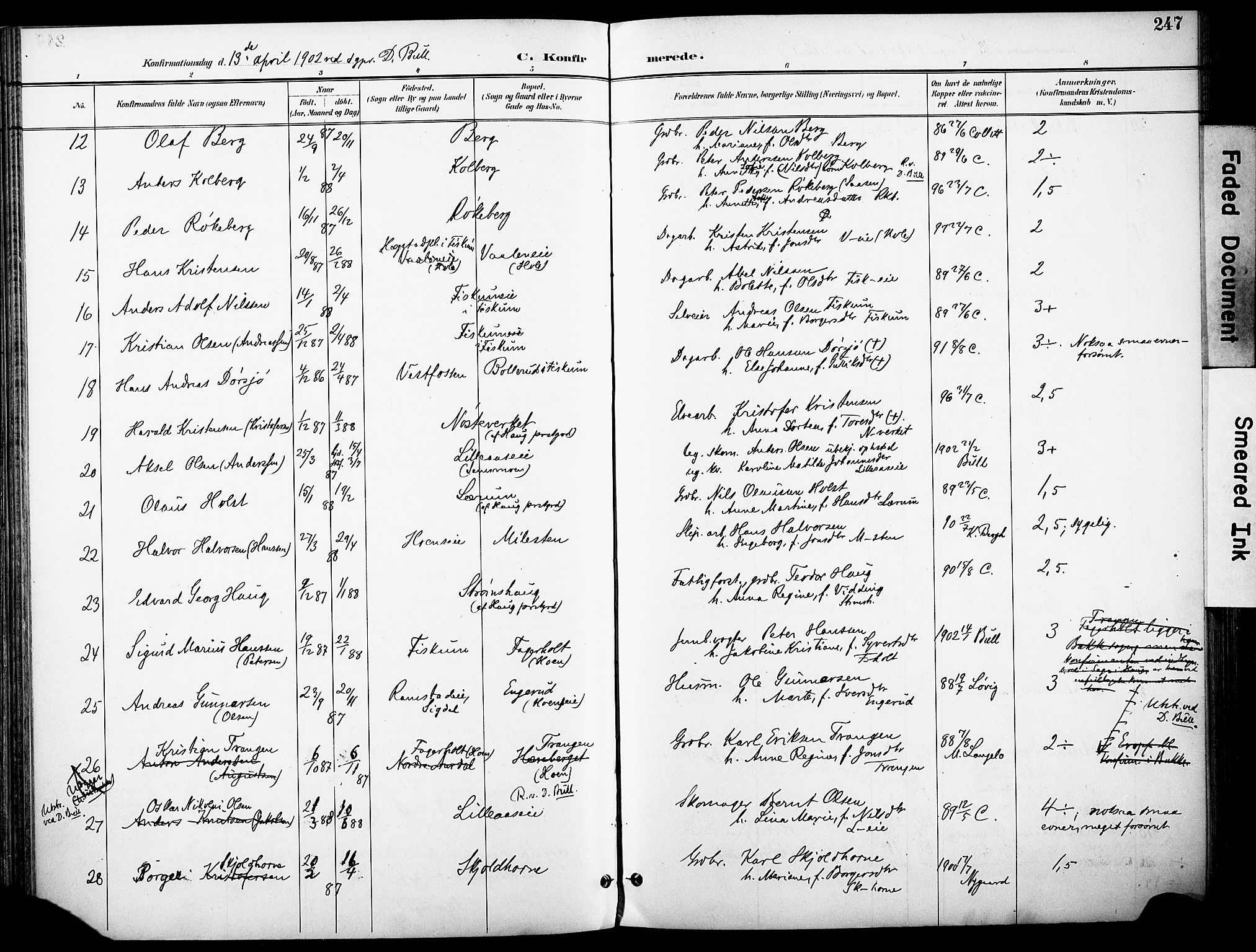 Eiker kirkebøker, AV/SAKO-A-4/F/Fb/L0003: Parish register (official) no. II 3, 1896-1942, p. 247