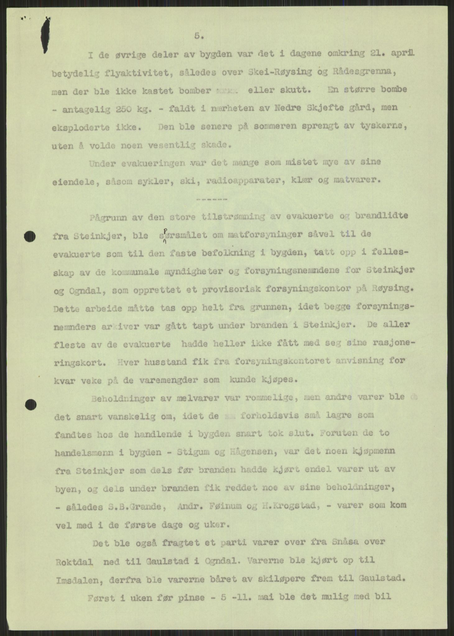 Forsvaret, Forsvarets krigshistoriske avdeling, RA/RAFA-2017/Y/Ya/L0016: II-C-11-31 - Fylkesmenn.  Rapporter om krigsbegivenhetene 1940., 1940, p. 531