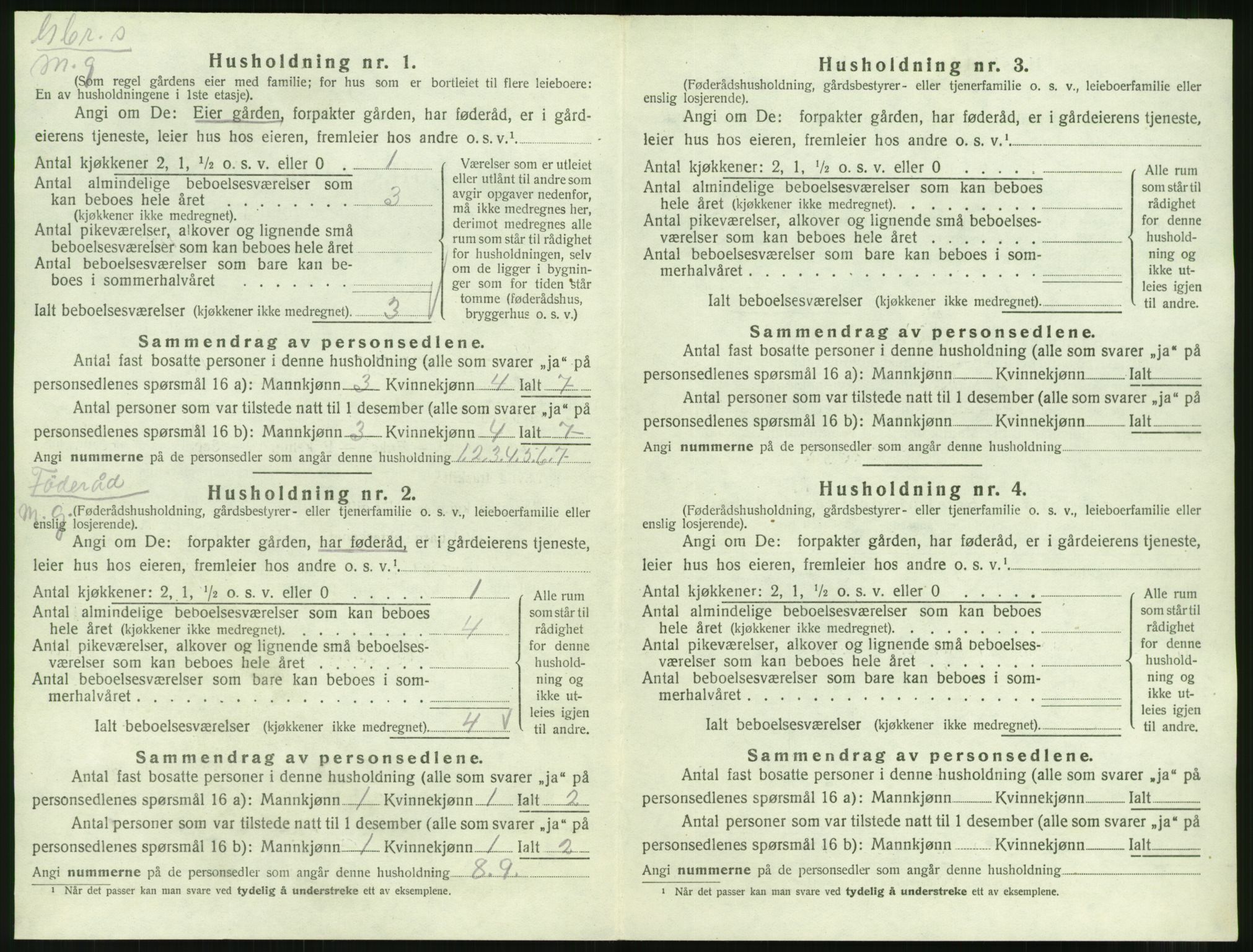 SAT, 1920 census for Eresfjord og Vistdal, 1920, p. 262